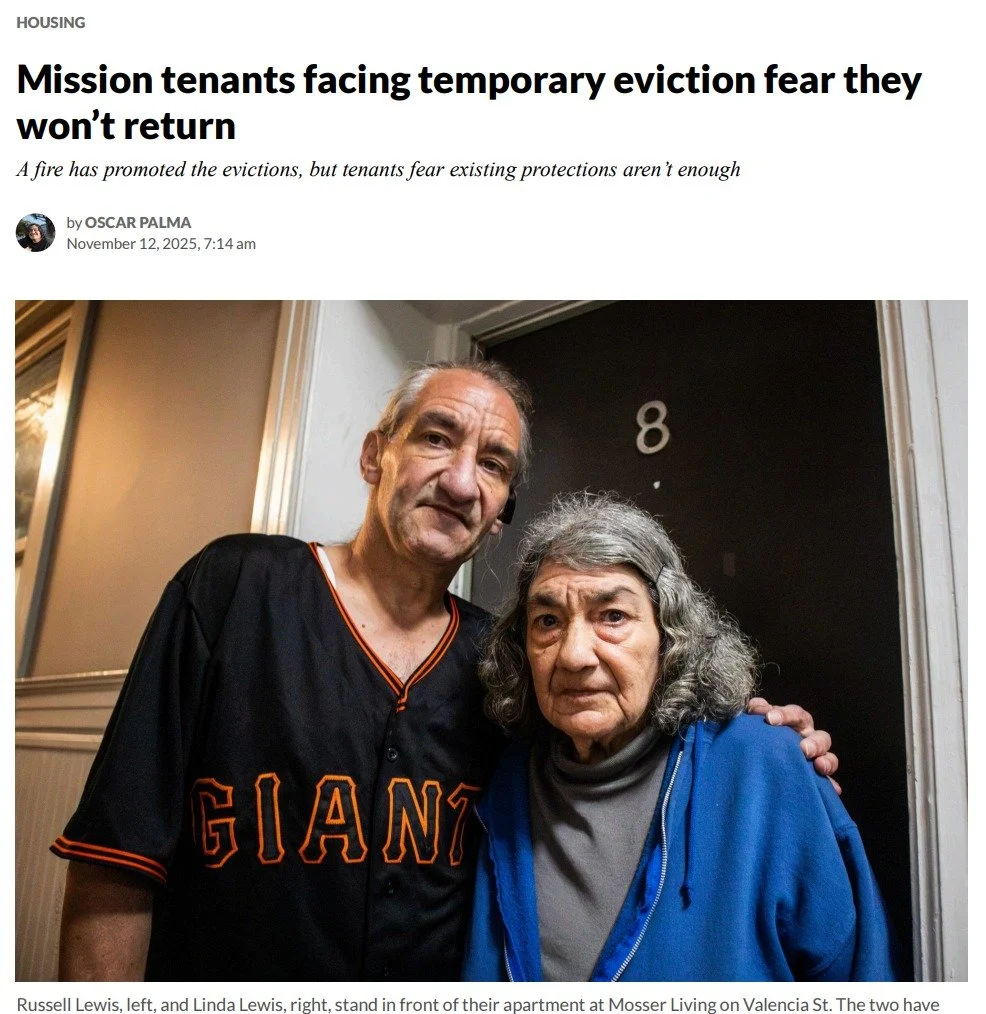 Show your support for the tenants at 907 Valencia! Sign the community letter here: https://ow.ly/KepC50Xuipu

And read about what happened to them here:
https://ow.ly/yjLR50Xuipv