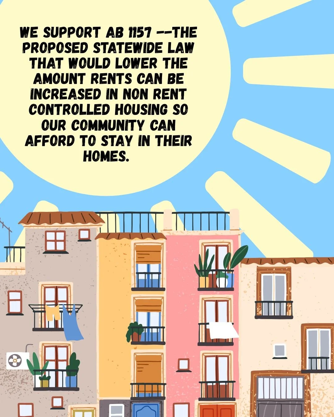 Assemblymember Catherine Stefani has until TUESDAY to support AB 1157 - making the difference in thousands of tenant's lives. Help support by calling her office today! @stefani4ca