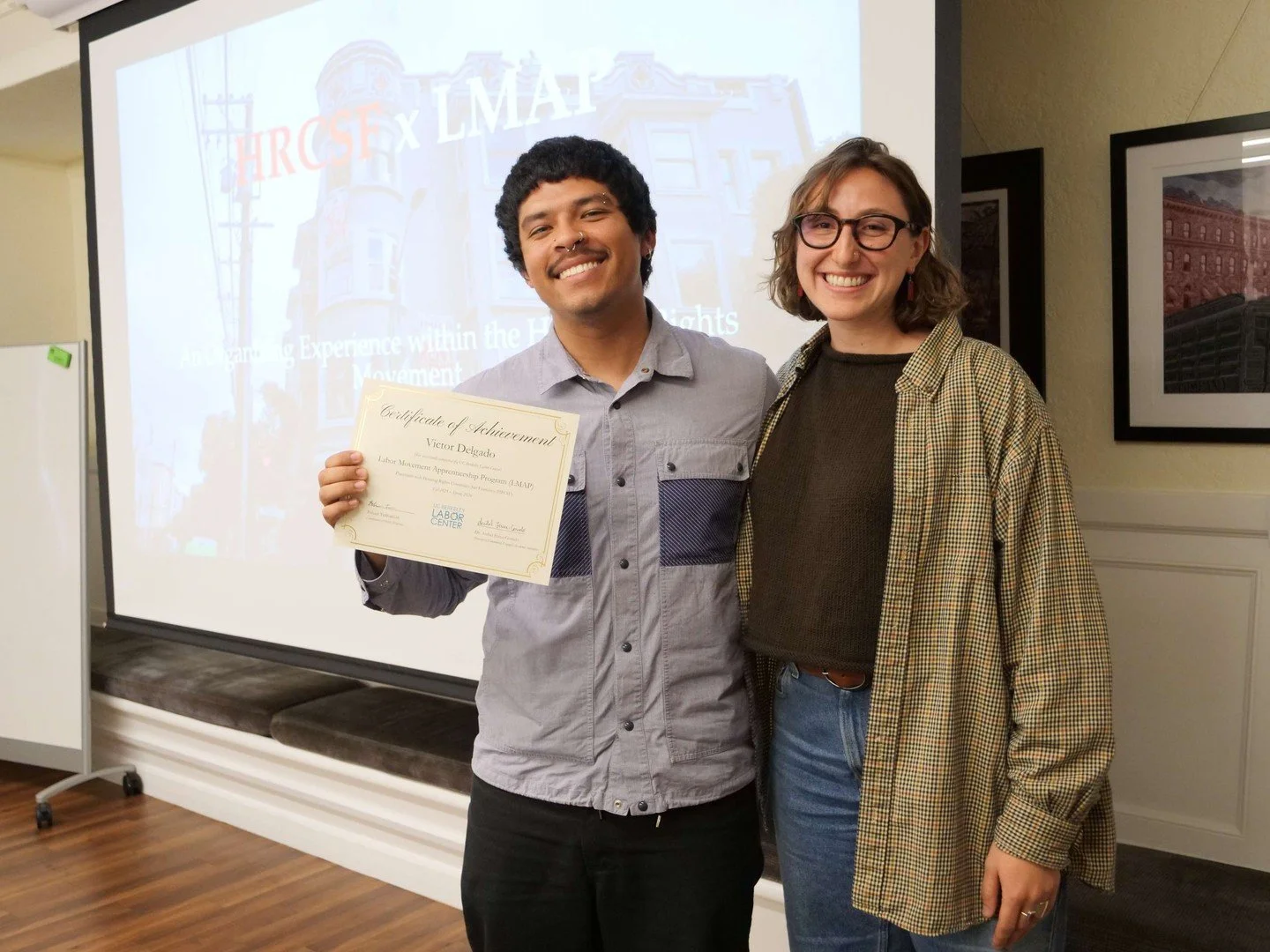 We are so grateful to Victor, our intern from the Berkley labor center, who has achieved SO much in his organizing with us over the past year. We can't wait to see what comes next for Victor!
