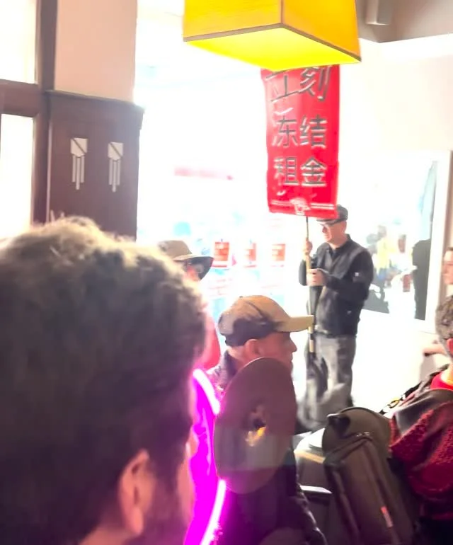 On May 1st, tenants at 907 Valencia entered the Mosser Hotel and asked to speak with the CEO, Neveo Mosser. As they launched their third month of rent strike, the Tenant Association members informed Mosser Living that they would be ready to meet on M