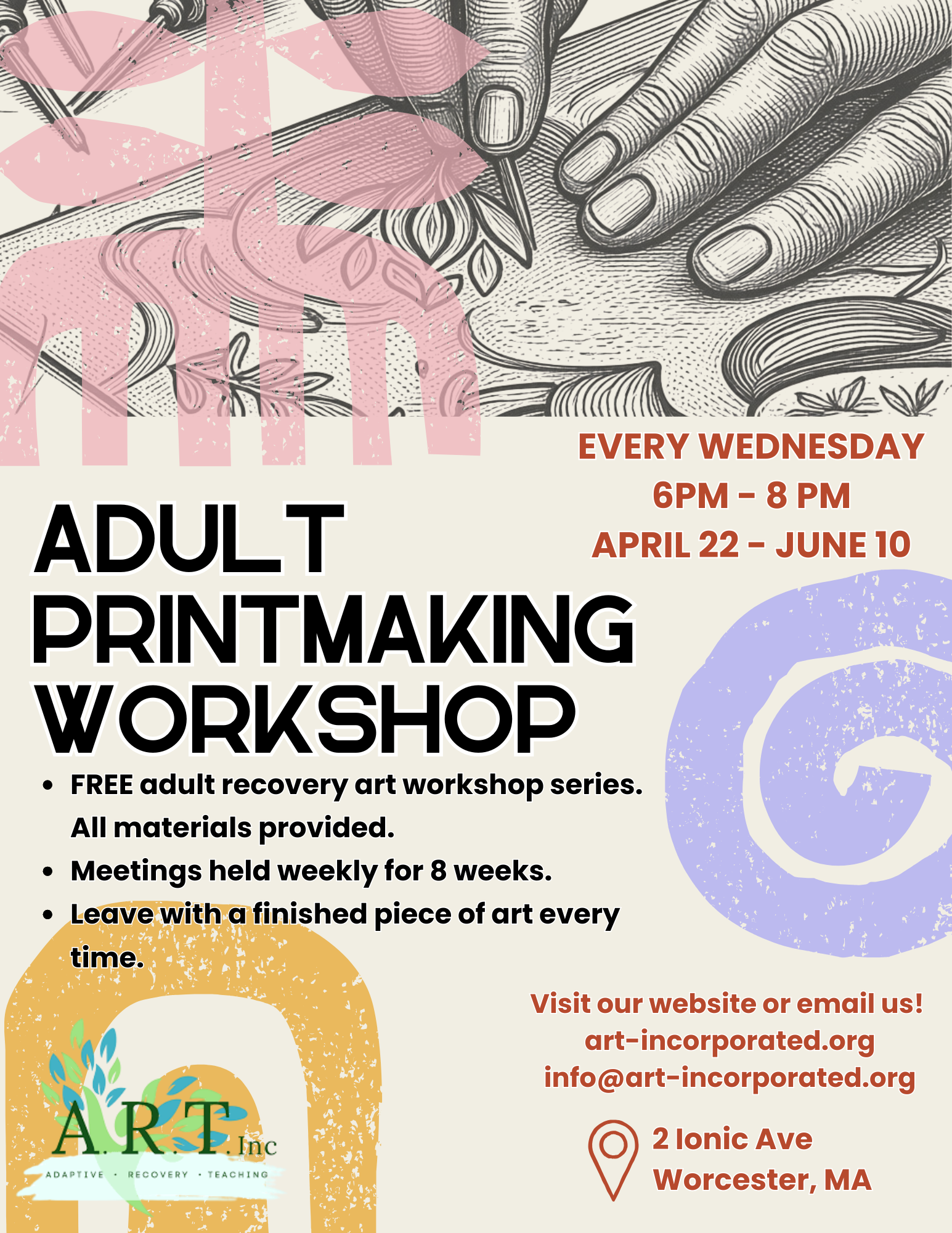 Printmaking Recovery Meeting/Workshop 