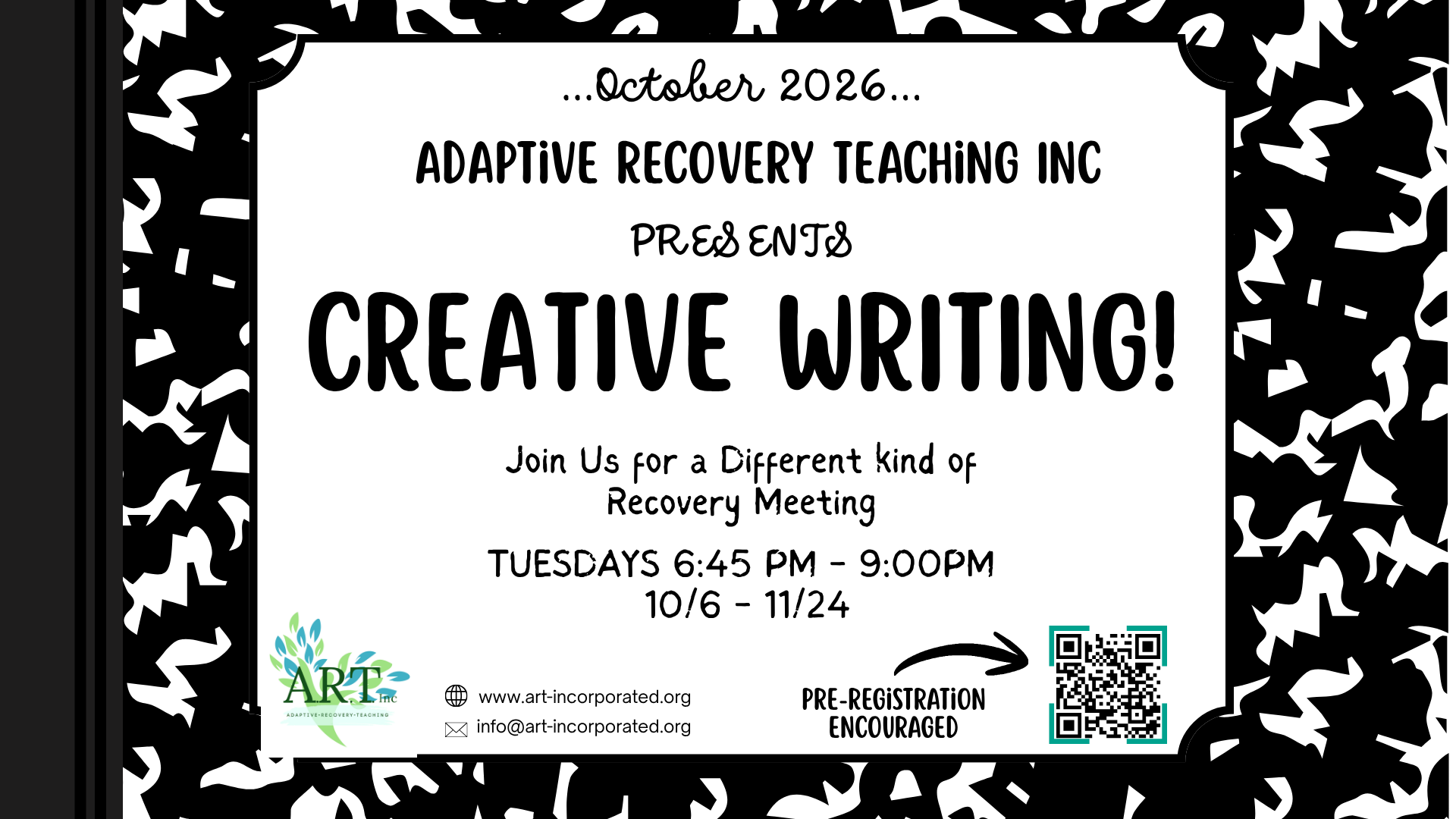 Creative Writing Recovery Group