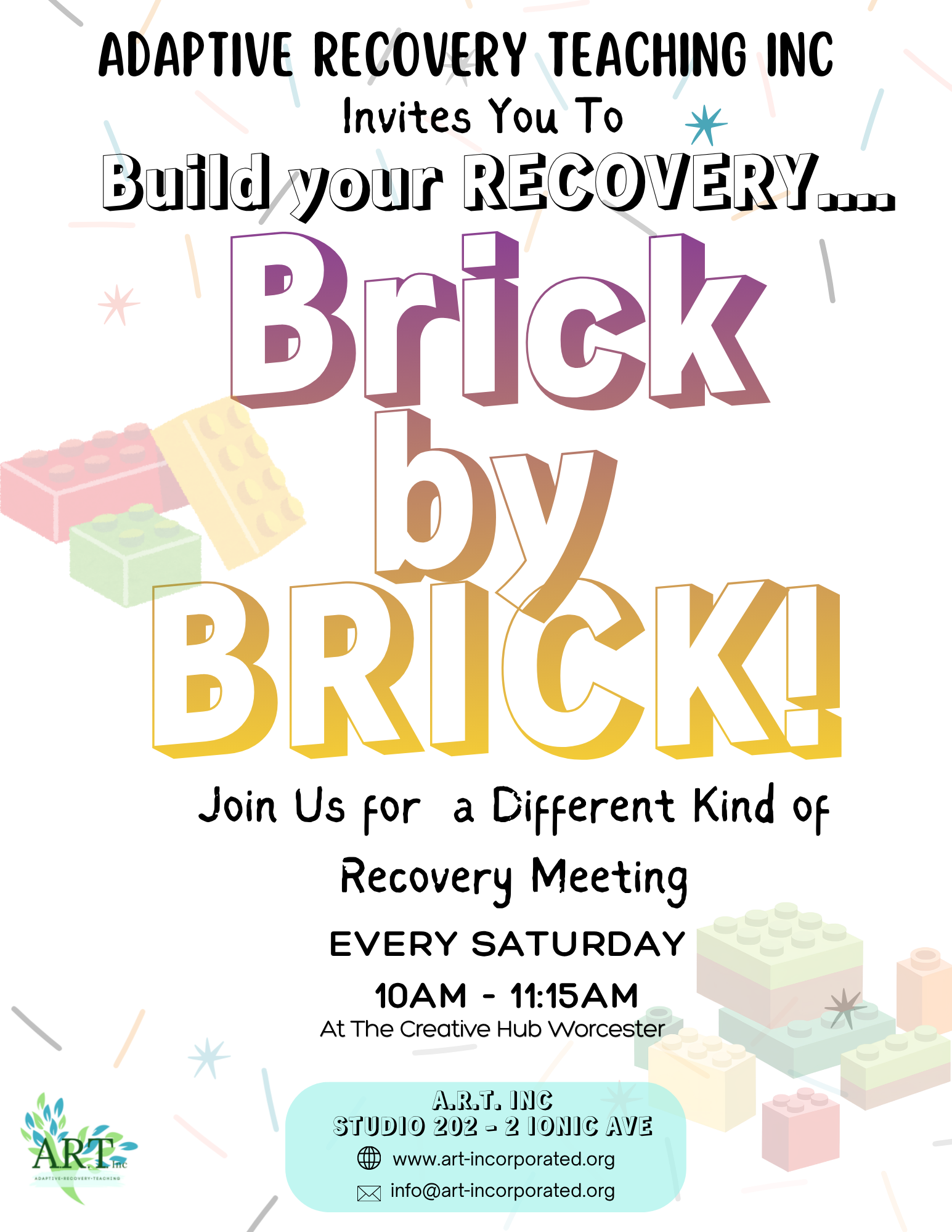 Brick by Brick Recovery Meeting 