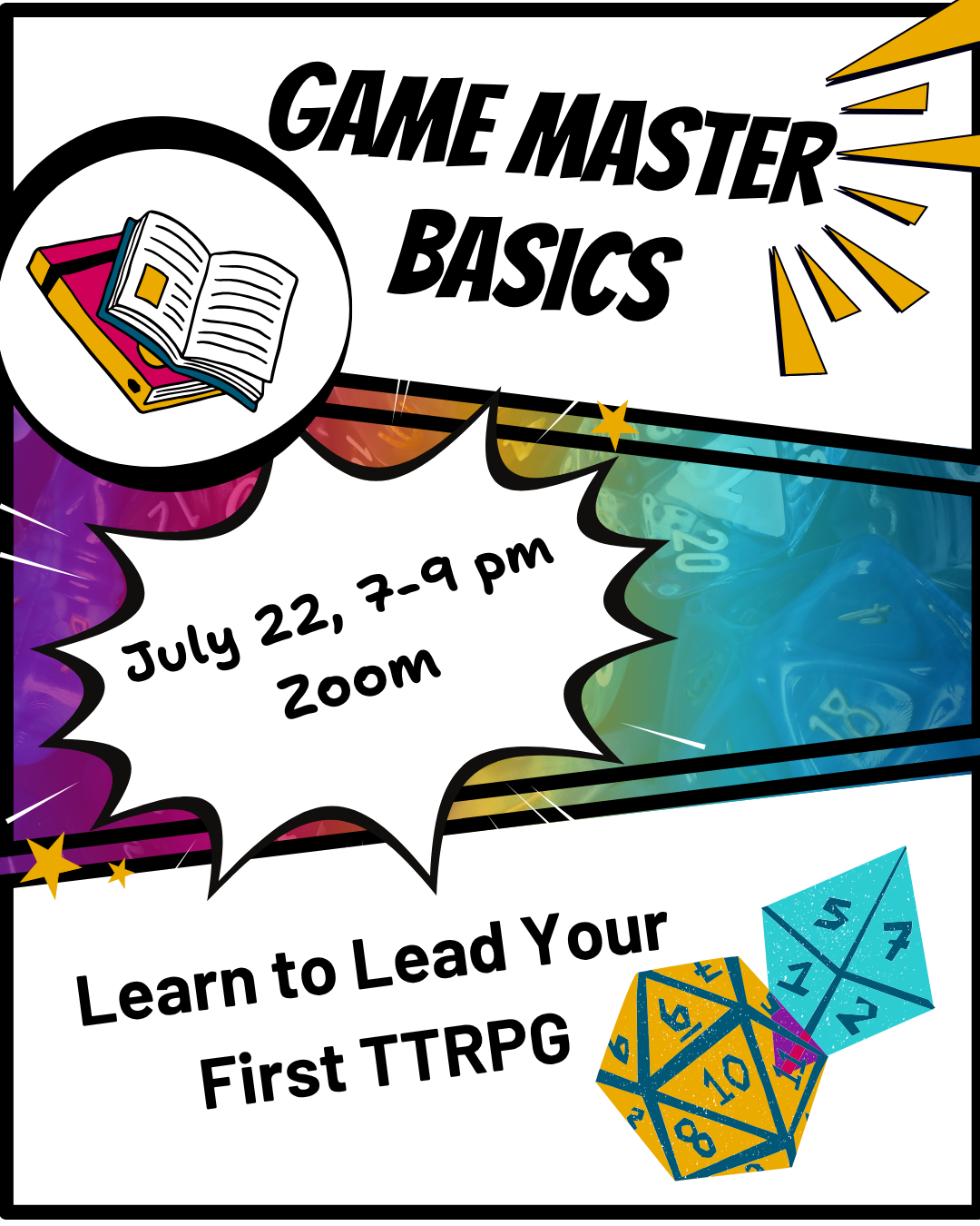 Virtual - Game Master Basics: Learn to Lead Your First TTRPG