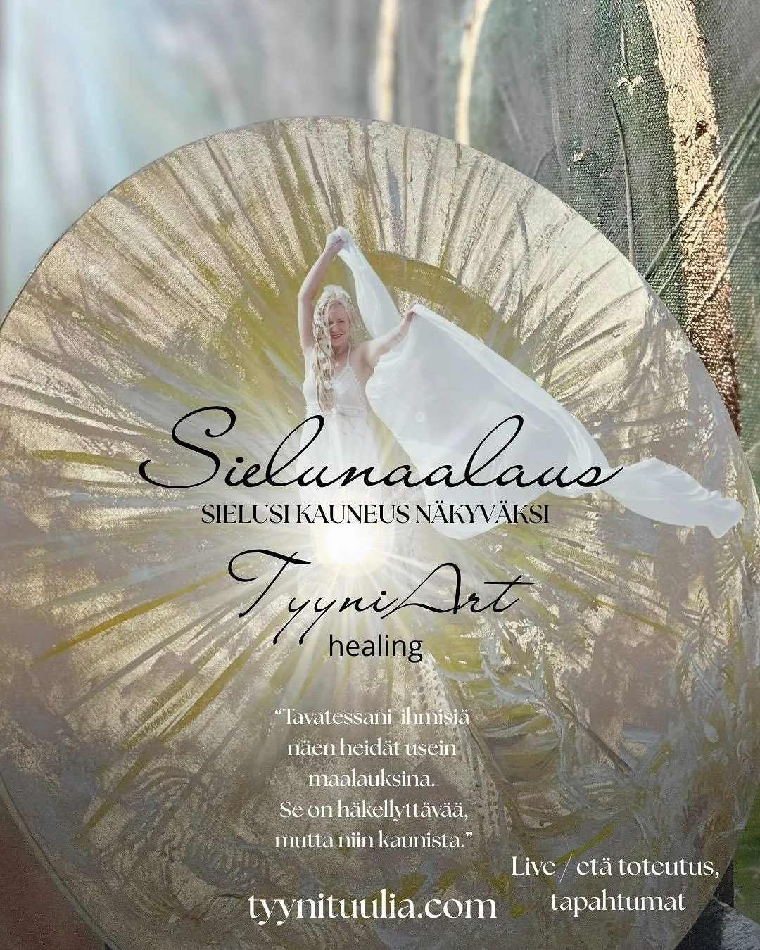 Tavatessani ihmisi&auml;, n&auml;en heid&auml;t usein maalauksia. Se on h&auml;kellytt&auml;v&auml;&auml;, mutta niin kaunista. 

Oma n&auml;hdyksi ja kuulluksi tulemisen polku on ollut mutkainen. Viime vuosina kokemukset n&auml;hdyksi tulemisesta - 