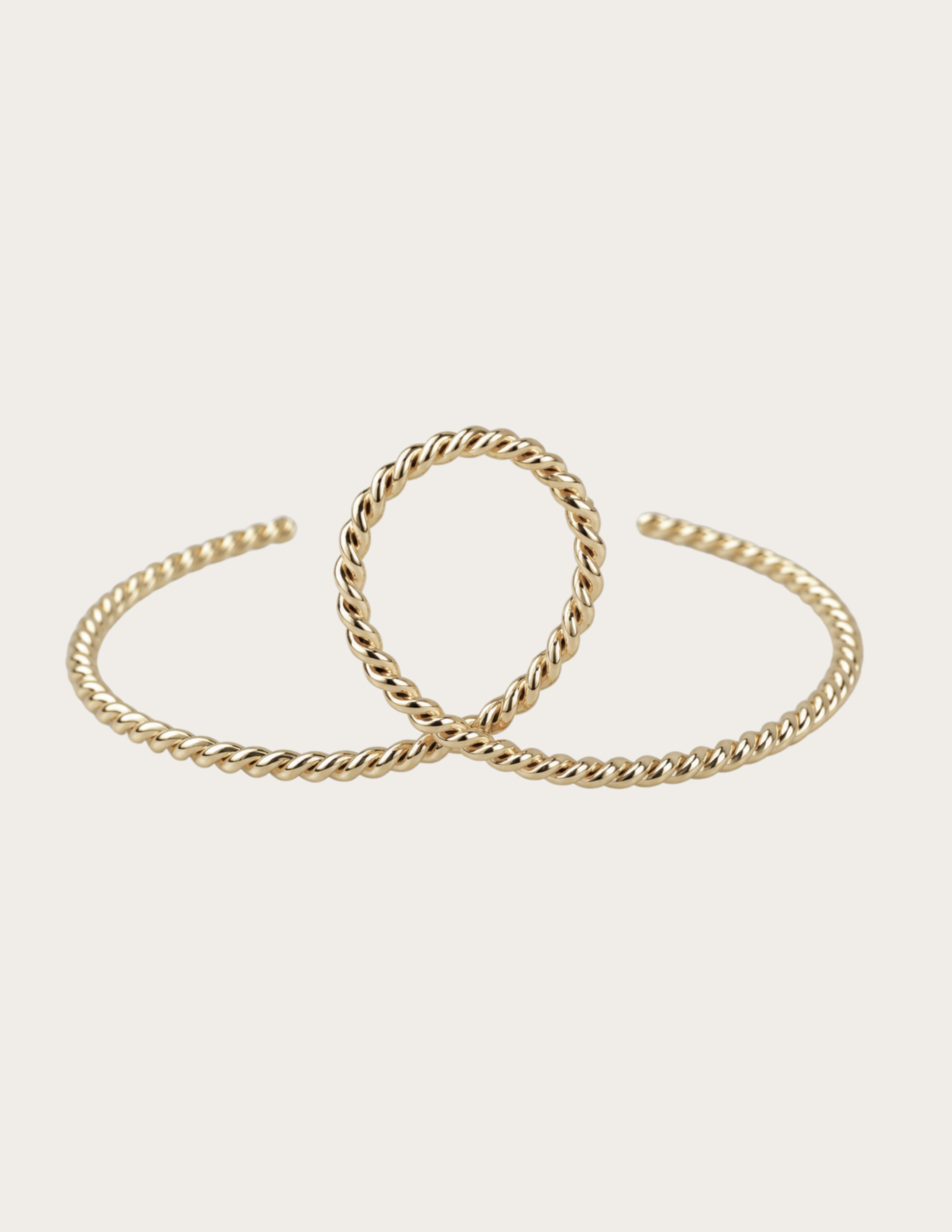 THE GOLD TWIST MEMORY BANGLE
