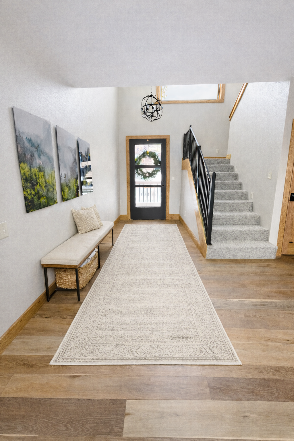 Foyer with rug & bench 2.png