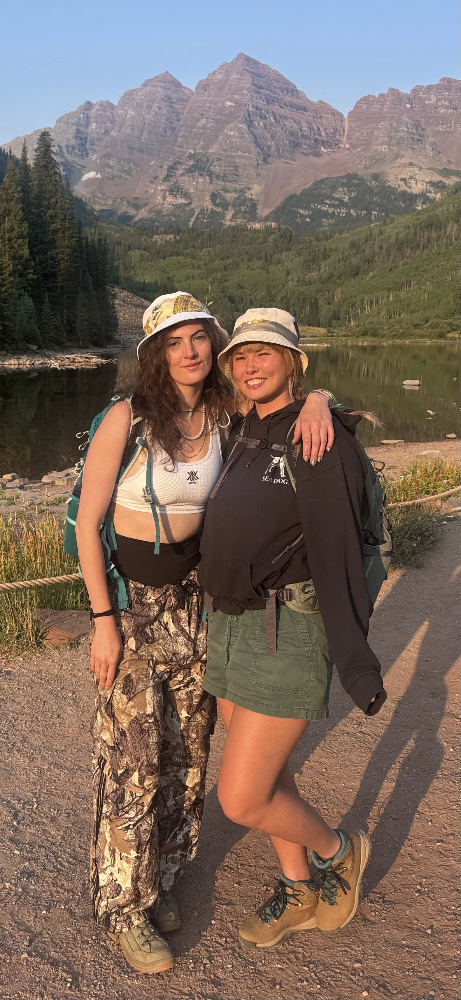 Eryn & Sara at Maroon Bells 