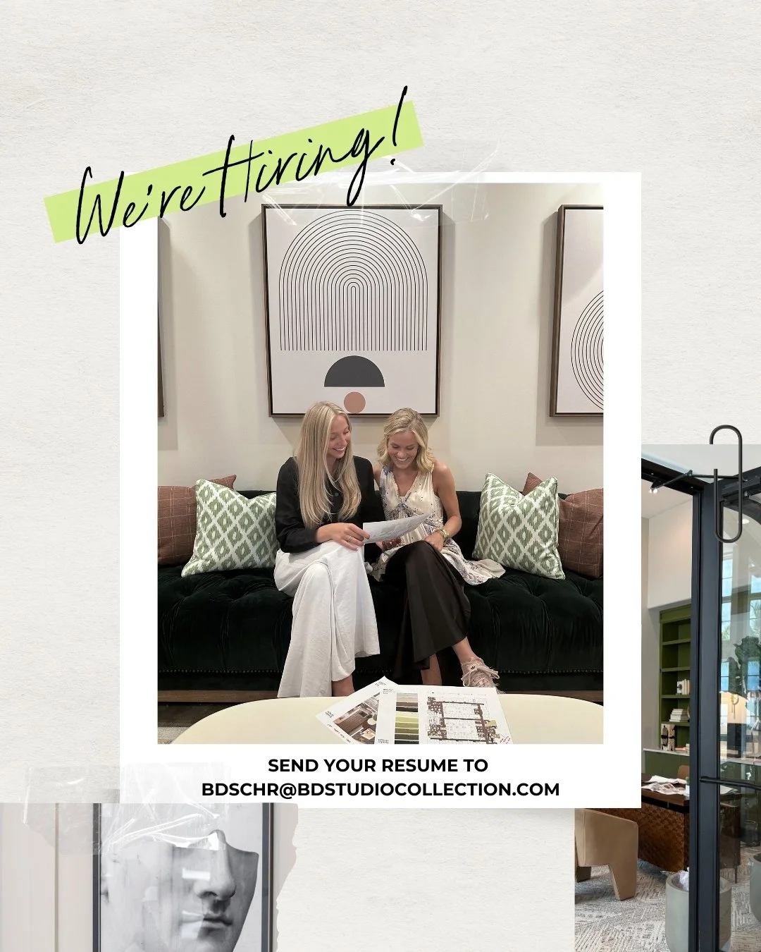 We&rsquo;re hiring at Banko Design! ✨

Our team is growing, and we&rsquo;re looking for experienced, detail-driven creatives who want to design meaningful spaces and be part of a collaborative, fast-paced studio environment in Marietta, GA.
 
Swipe t