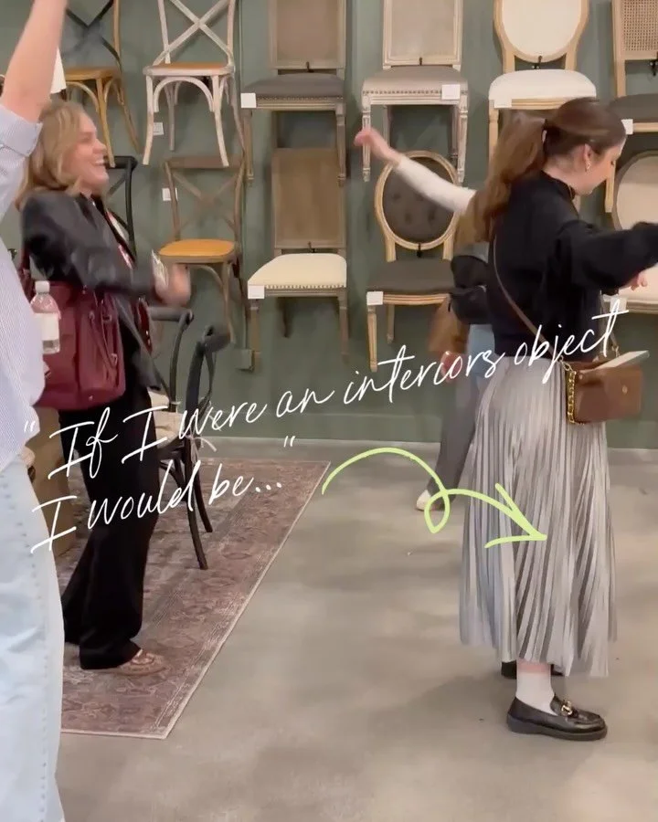 If we were interior design objects, this is what we&rsquo;d be ✨
 At Atlanta Market, each Banko designer picked a piece that felt like them personified.
 Textures, shapes, colors, and a whole lot of personality. Because great design always starts wit