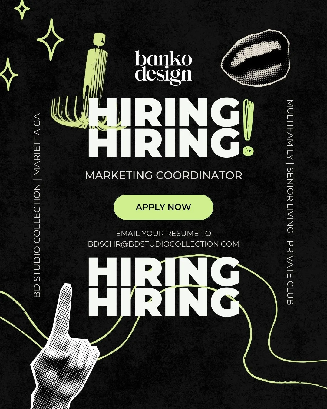 We&rsquo;re looking for a Marketing Coordinator ✨

If you love writing, building email campaigns, digging into analytics, and helping bring creative ideas to life, this might be your sign. You&rsquo;ll work with a creative, collaborative team that mo