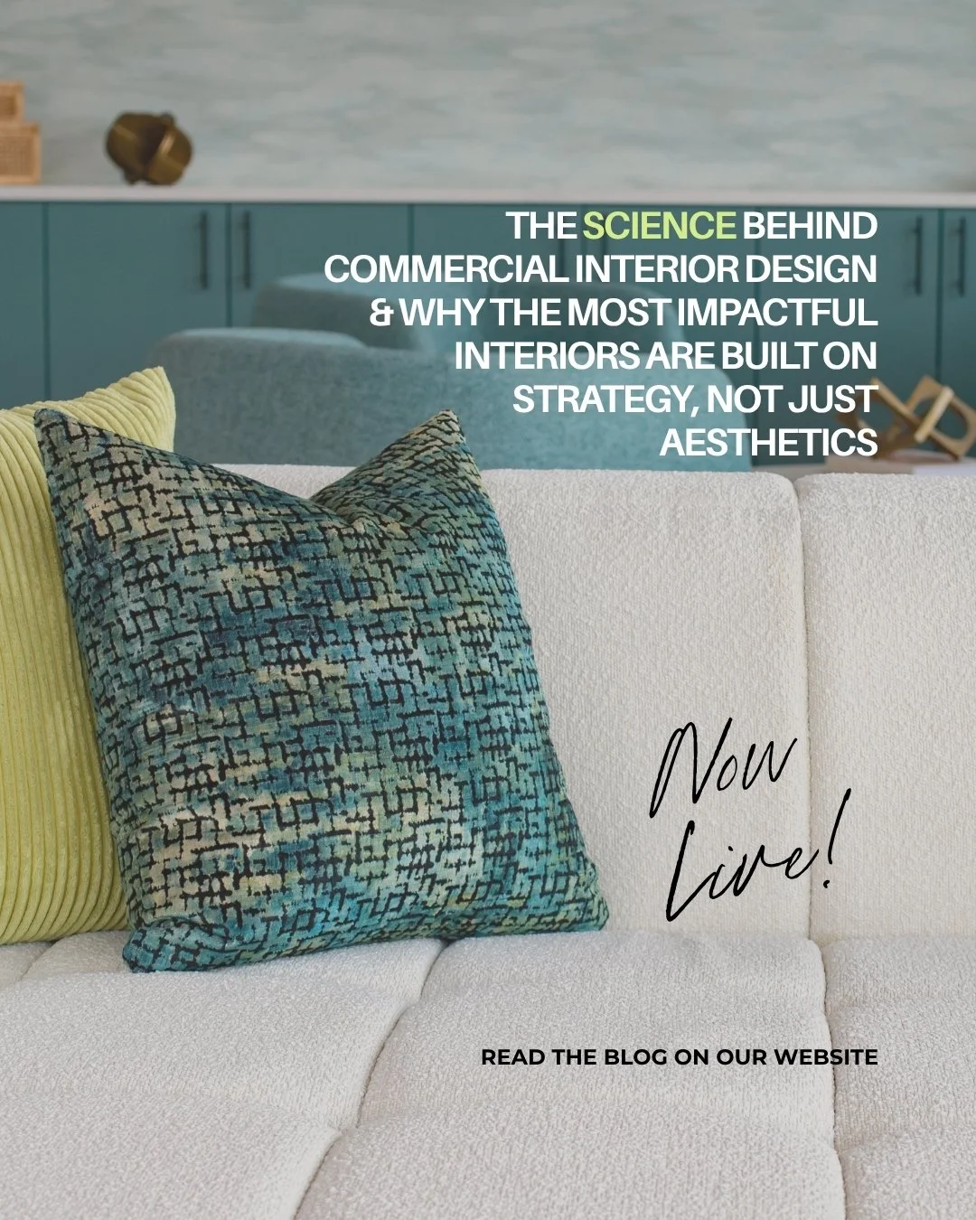 Design is often judged by how it looks. But the spaces that perform best are built on something deeper.

Strategy. Psychology. Wellness. Human behavior. Long term functionality.

Our newest blog explores the science behind commercial interior design 