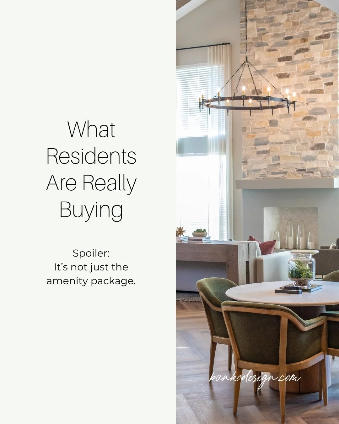 People are drawn to spaces that feel welcoming, intuitive, and connected to real life. Places that create comfort, encourage connection, and feel like home from the moment they walk through the door.

That&rsquo;s the thinking behind our resi-mercial