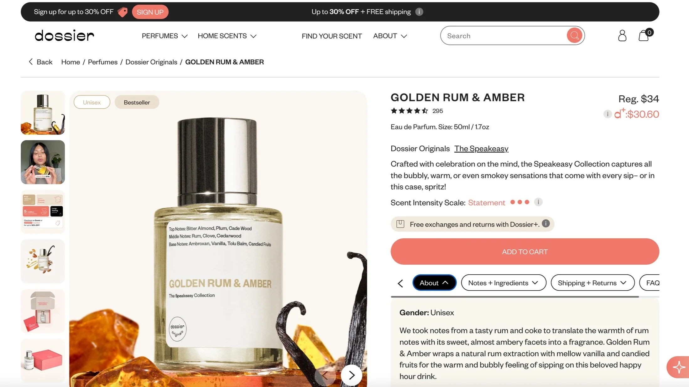 PDP - GOLDEN RUM & AMBER