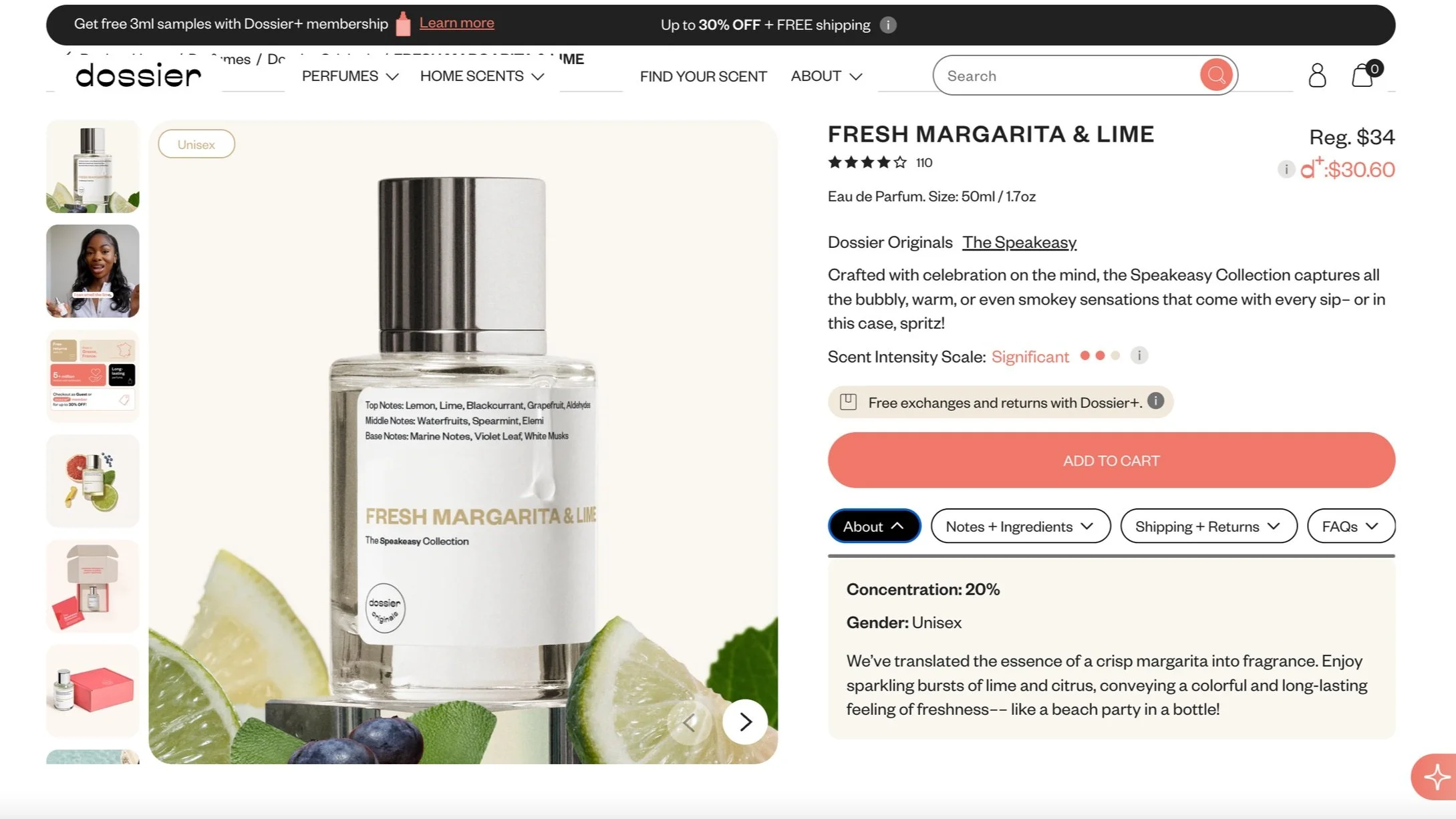 PDP - FRESH MARGARITA & LIME