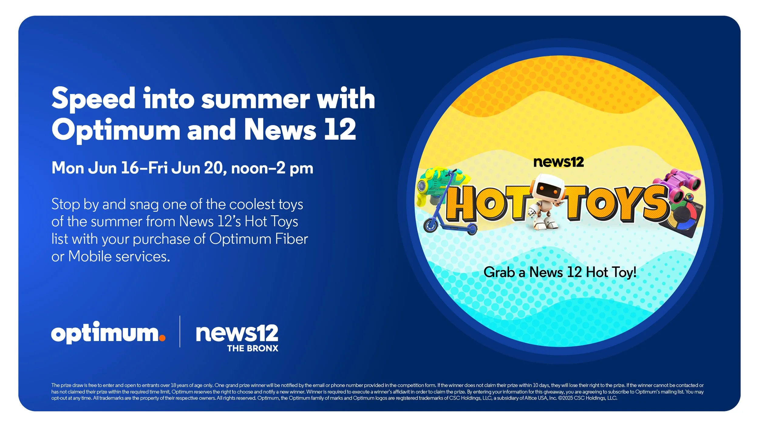 NEWS 12 HOT TOYS GIVEAWAY
