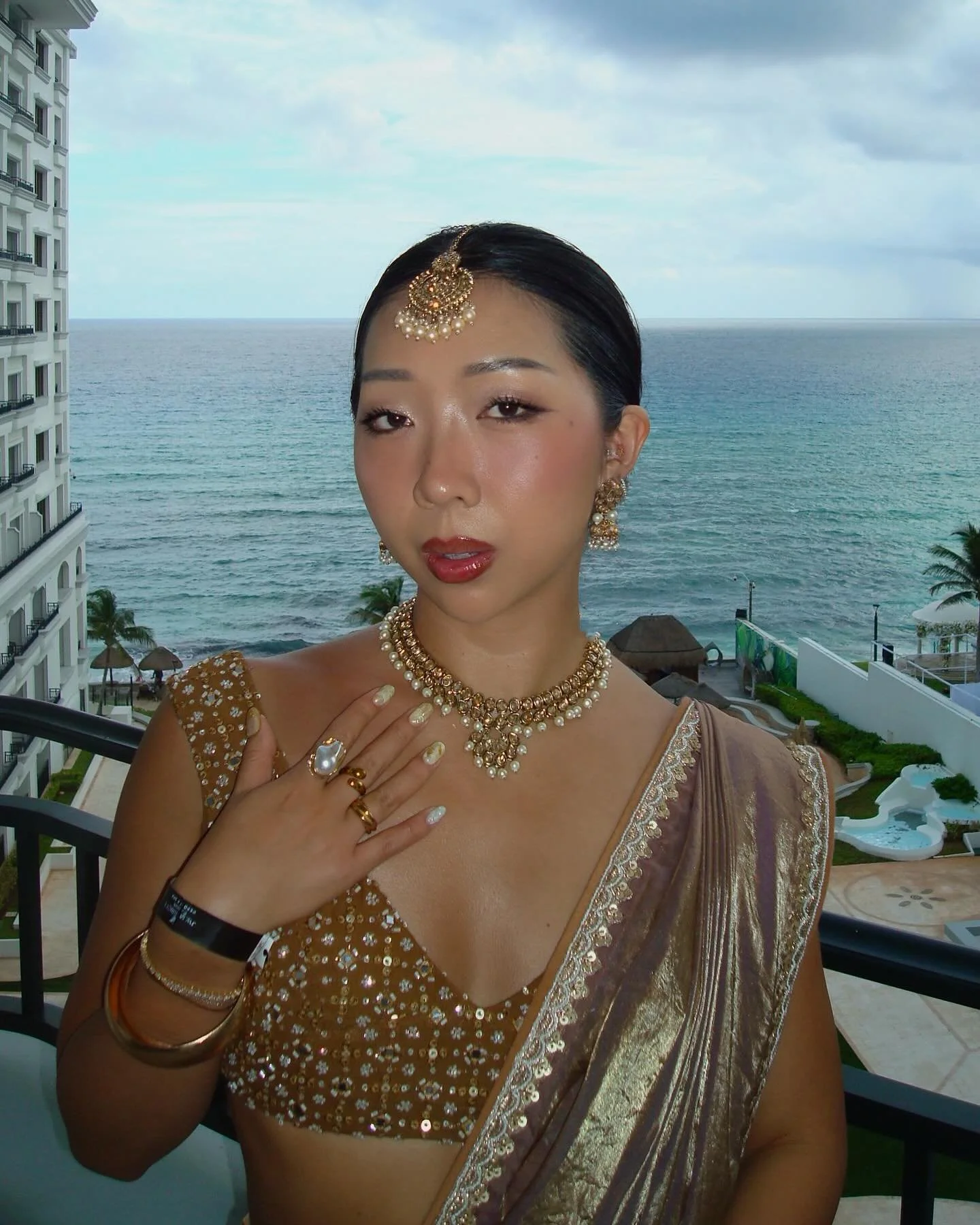 no party like a big fat indian wedding 🥳 so happy i got to see the official joining of sanj^2 @sanjit_c @sanjanaadurty 💕