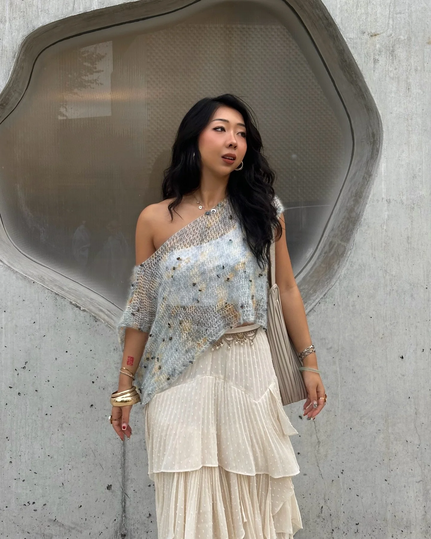 can it be warm again so i can wear my crochet beaded poncho