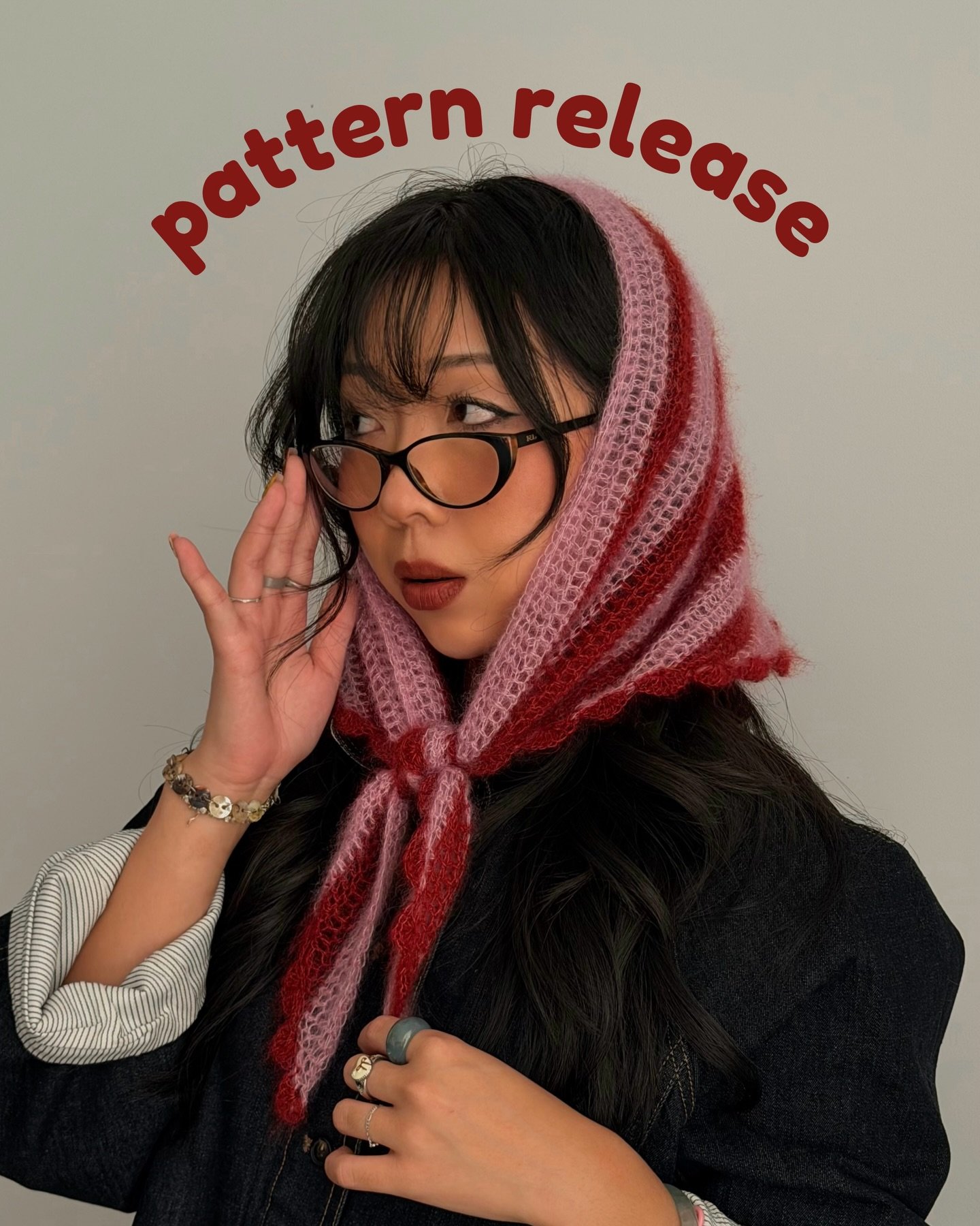 scallop scarf pattern out now on my site! can be made in any size, uses <50g of mohair, and all proceeds this month will be donated to minneapolis mutual aid 🤍