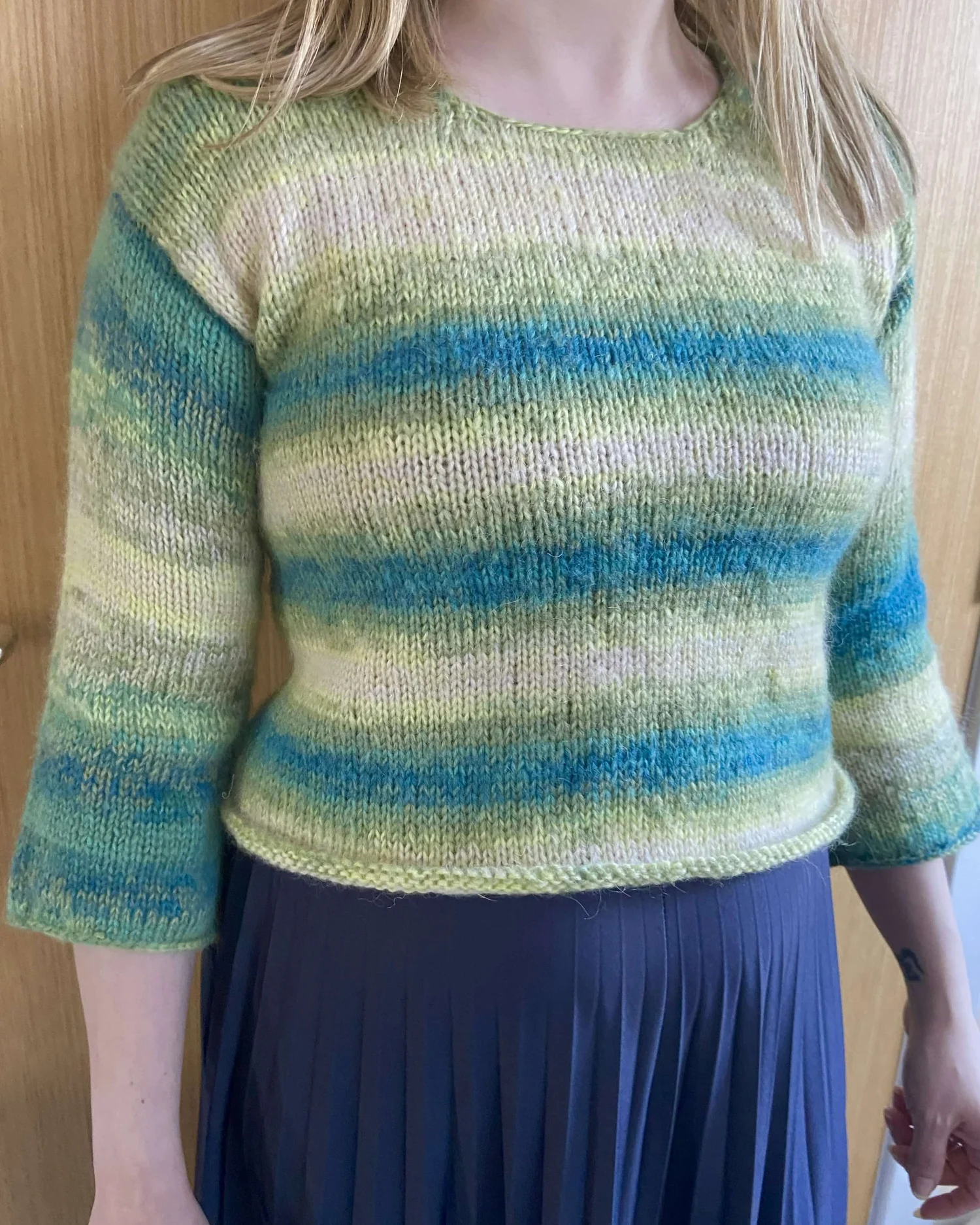 Watercolor Brushed Sweater Knit Pattern — amazingishgrace