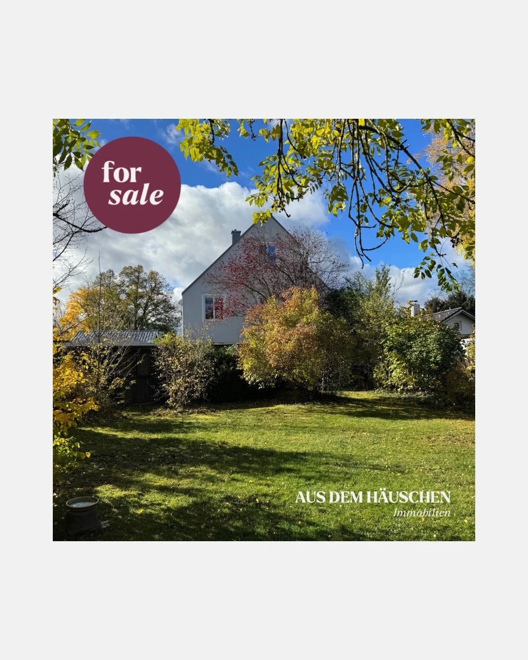 🌳 Ein Ort, an dem Tr&auml;ume wachsen &ndash; mitten in Gr&auml;felfing.
Hier, wo das Licht den Garten am Nachmittag golden f&auml;rbt und die W&uuml;rm nur ein paar Schritte entfernt pl&auml;tschert, wartet ein Grundst&uuml;ck mit seltenem Potenzia