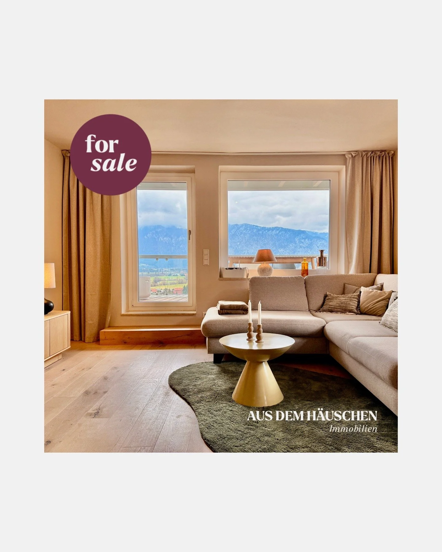 🔥 Eine einmalige Gelegenheit: Wohnen in der historischen Grafenburg 🏰oberhalb des Luegsteinsees &ndash; mit direktem Seezugang und freiem Blick auf das Kaisergebirge. 🏔
Die charmante, voll m&ouml;blierte 3-Zimmer-Wohnung begeistert mit viel Licht,