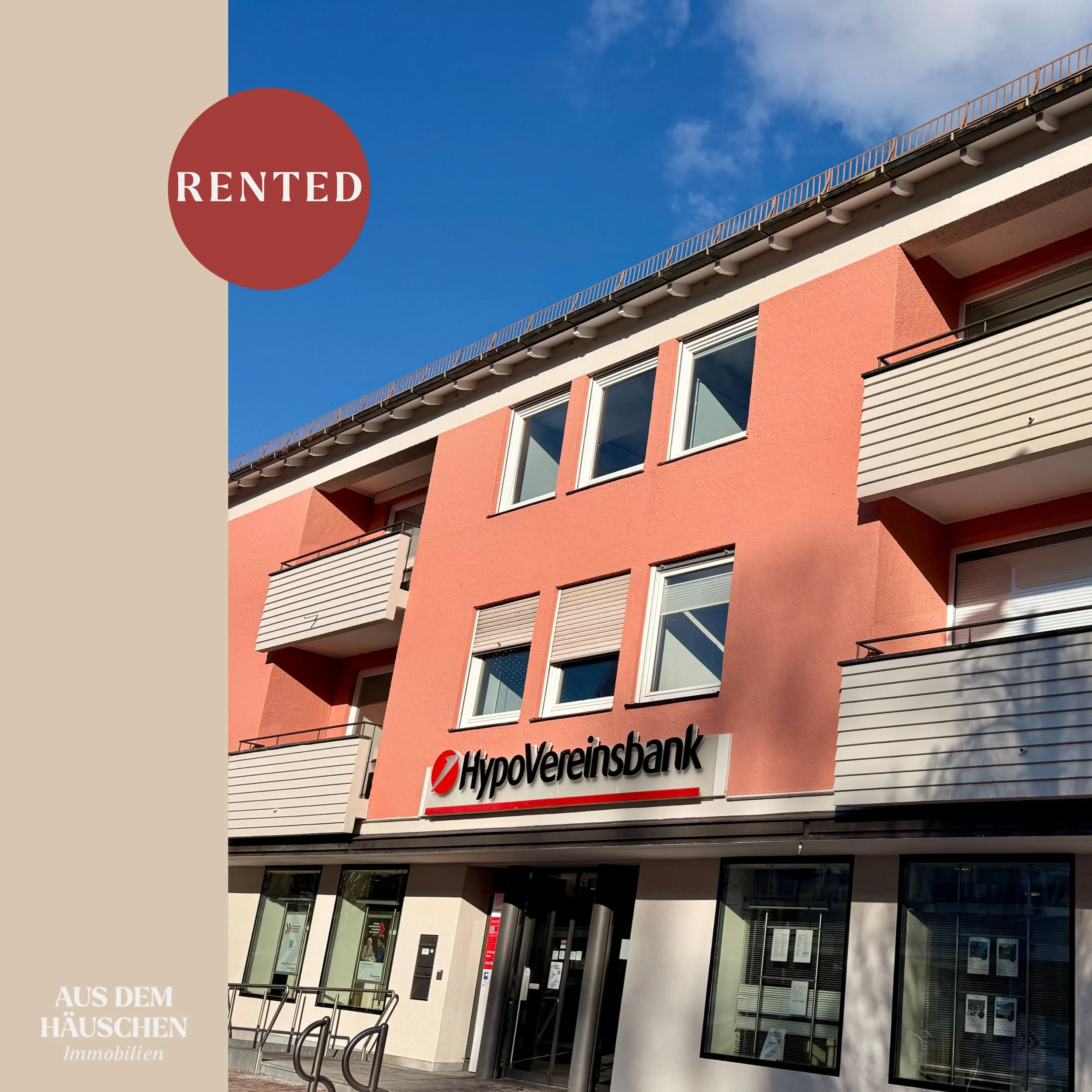 🏢 Rented 🔑

Zwei B&uuml;roeinheiten in zentraler Lage von Gr&auml;felfing haben ihre neuen Nutzer gefunden ✨ Vom ersten Besichtigungstermin bis zur finalen L&ouml;sung war Fingerspitzengef&uuml;hl gefragt &ndash; umso sch&ouml;ner, wenn am Ende die
