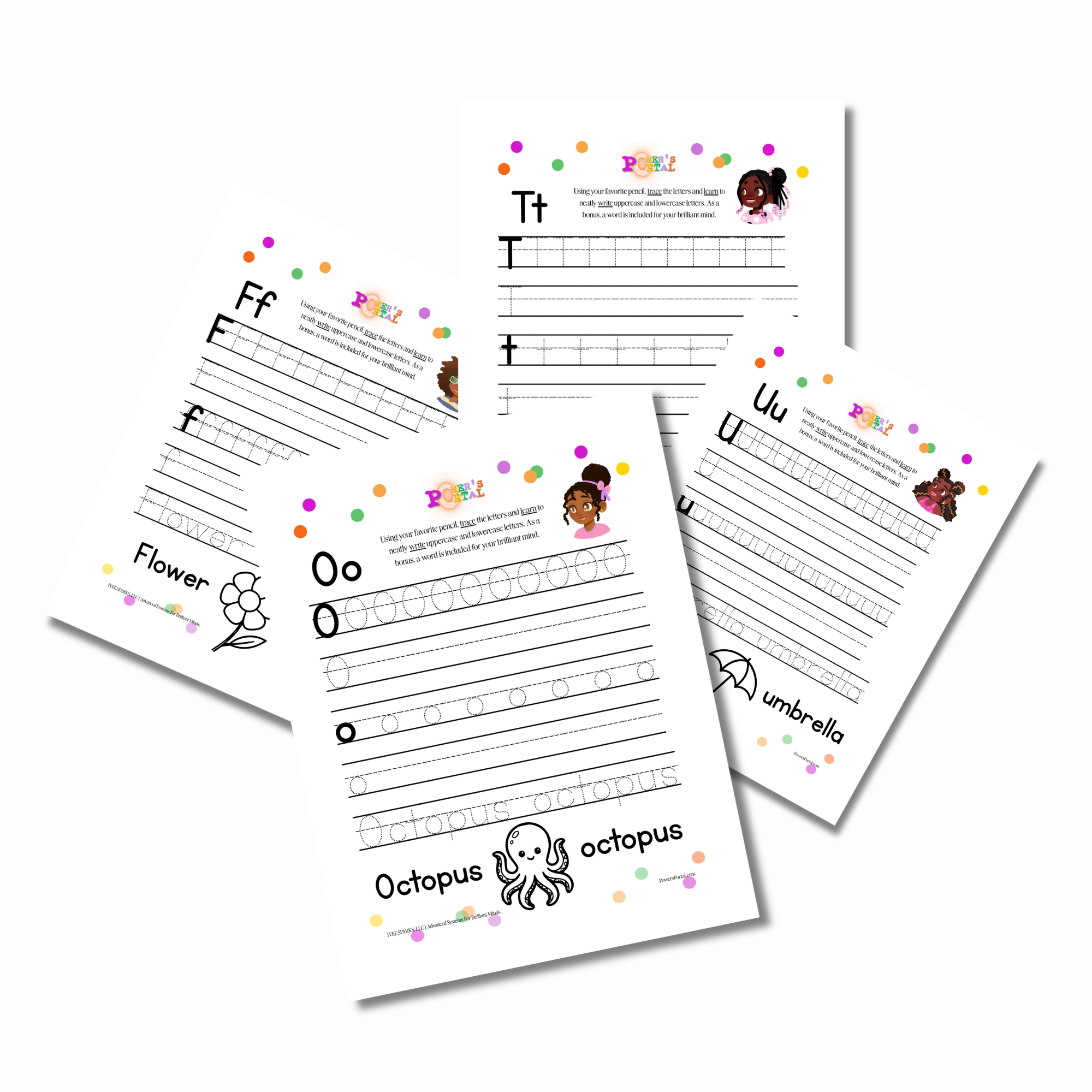 Write with Power! Printables (PDF)
