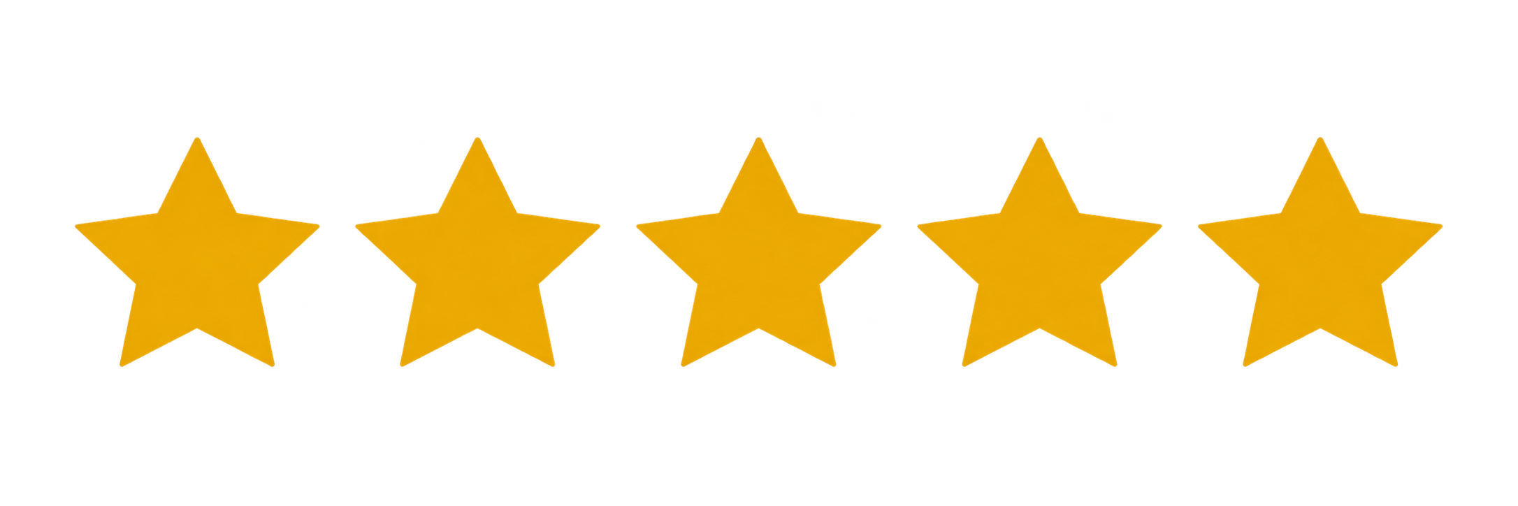 Five gold five-pointed stars on a black background