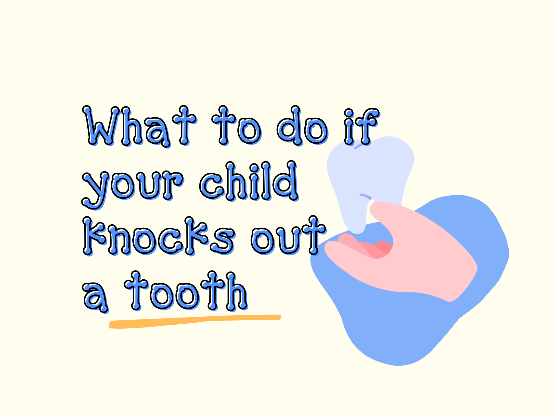 What To Do if Your Child Knocks Out a Tooth