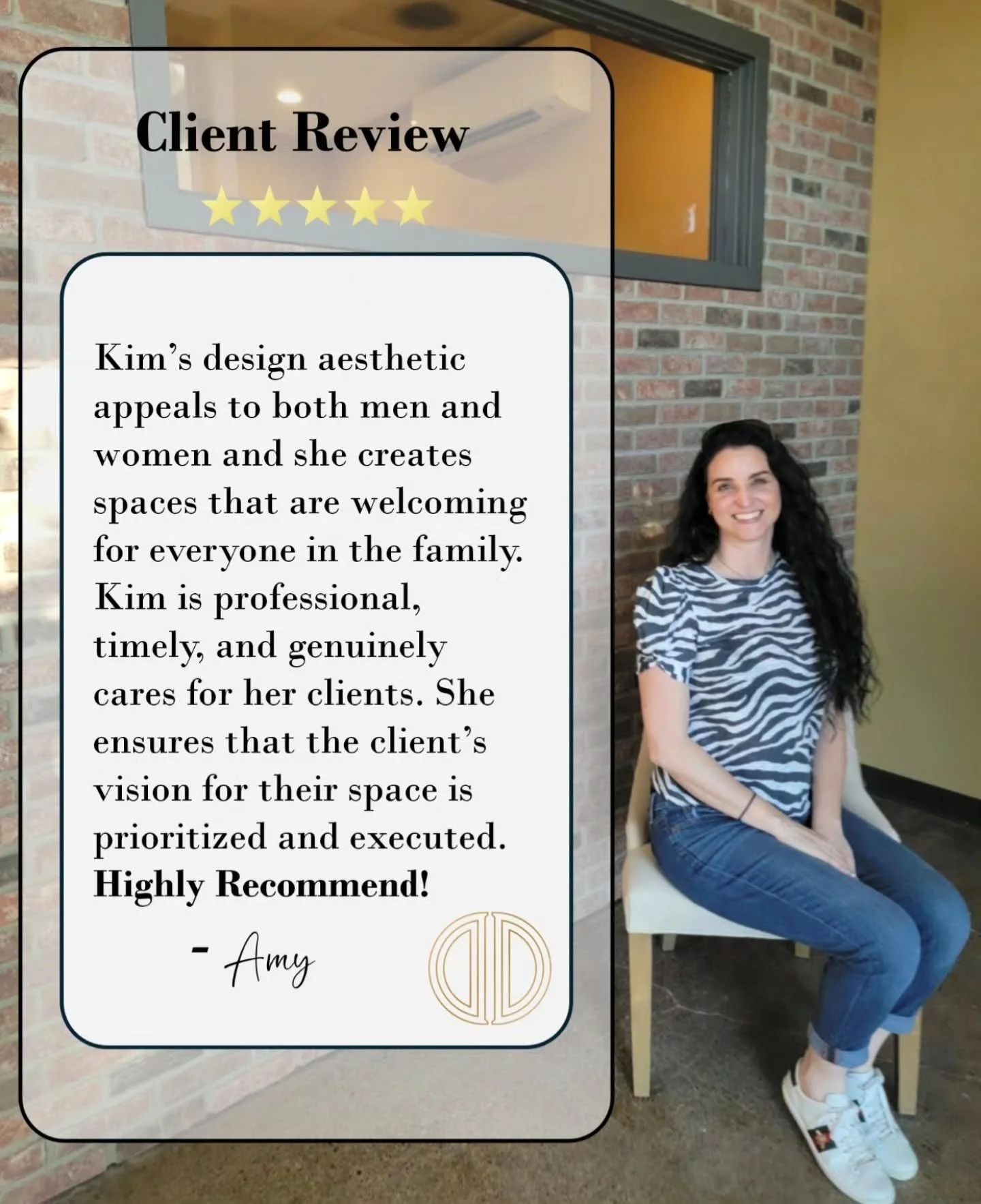 Read what they're saying! 

🙏@peramykins 
#ClientReviews #5star #thankyou #bestclients #InteriorDesign #brickwall #femalecontractor #FemaleOwned