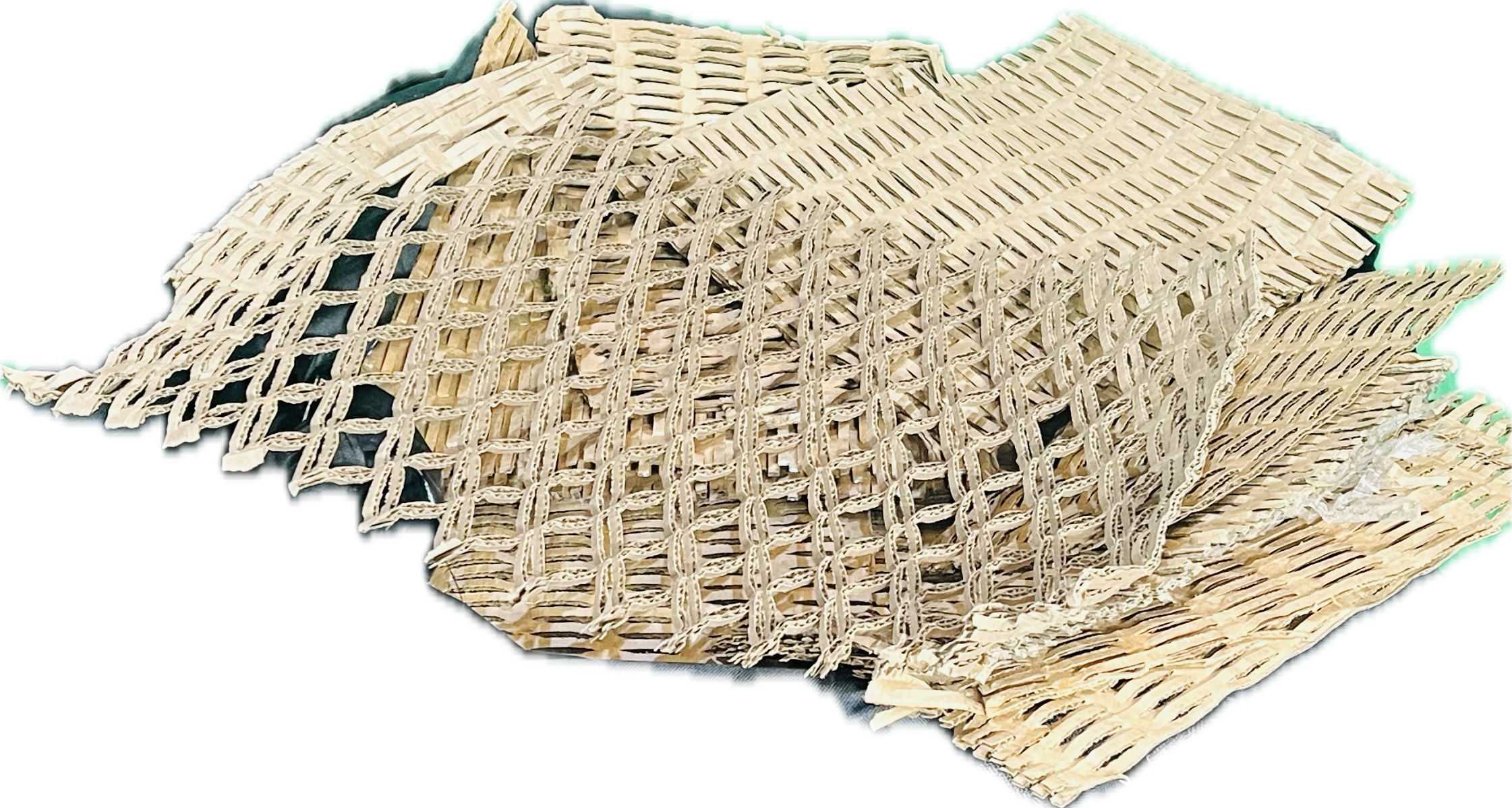 Our eco friendly cardboard bubble wrap substitute will protect your fragile items while reducing plastic waste. Made from recycled cardboard boxes they are a double plus for the environment.