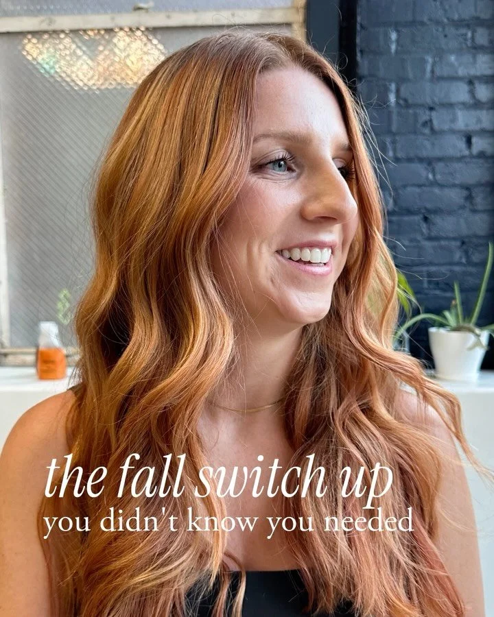 There&rsquo;s something about copper hair that just hits this time of year 🍂

In this case, my client Shannon had a blonde that was light and bright, but not giving the dimension or warmth she really wanted. I brought her color back to life with a r