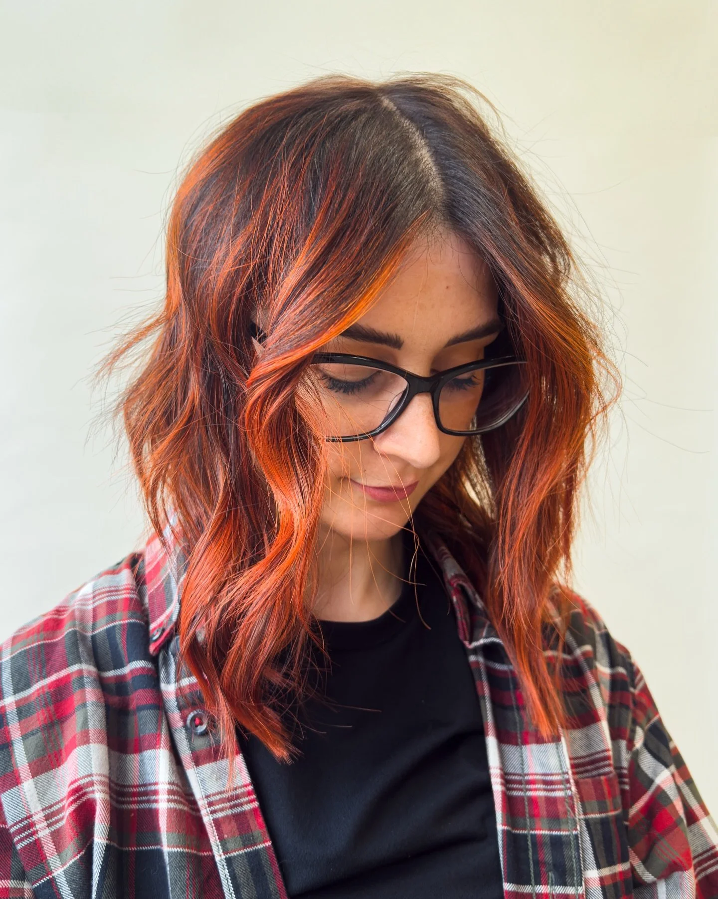 Lorna told me she wanted something lived in, dimensional, and soft as it grows out. The tone was a fun surprise~

I chose this fiery copper tone because I had a little creative freedom, and I wanted to showcase a red copper that I don&rsquo;t see ver