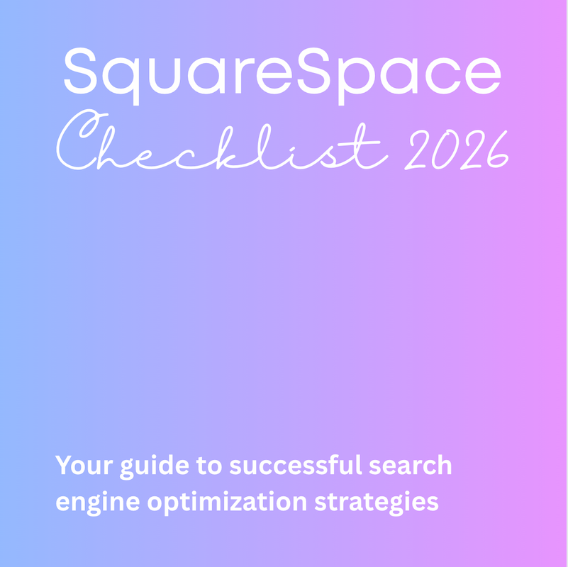SquareSpace SEO checklist for 2026