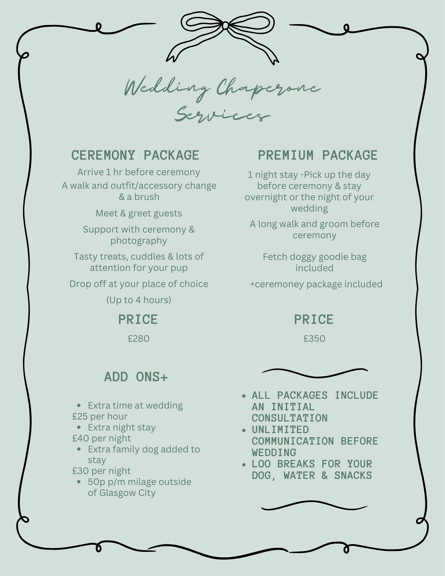 CEREMONY PACKAGE