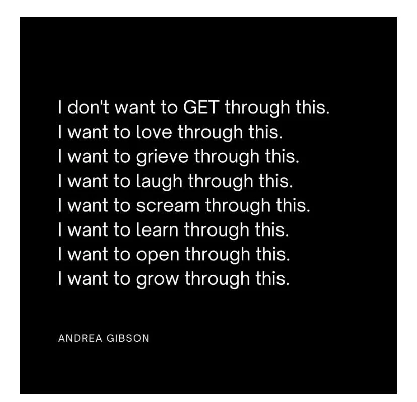 Just Trying To Get Through This