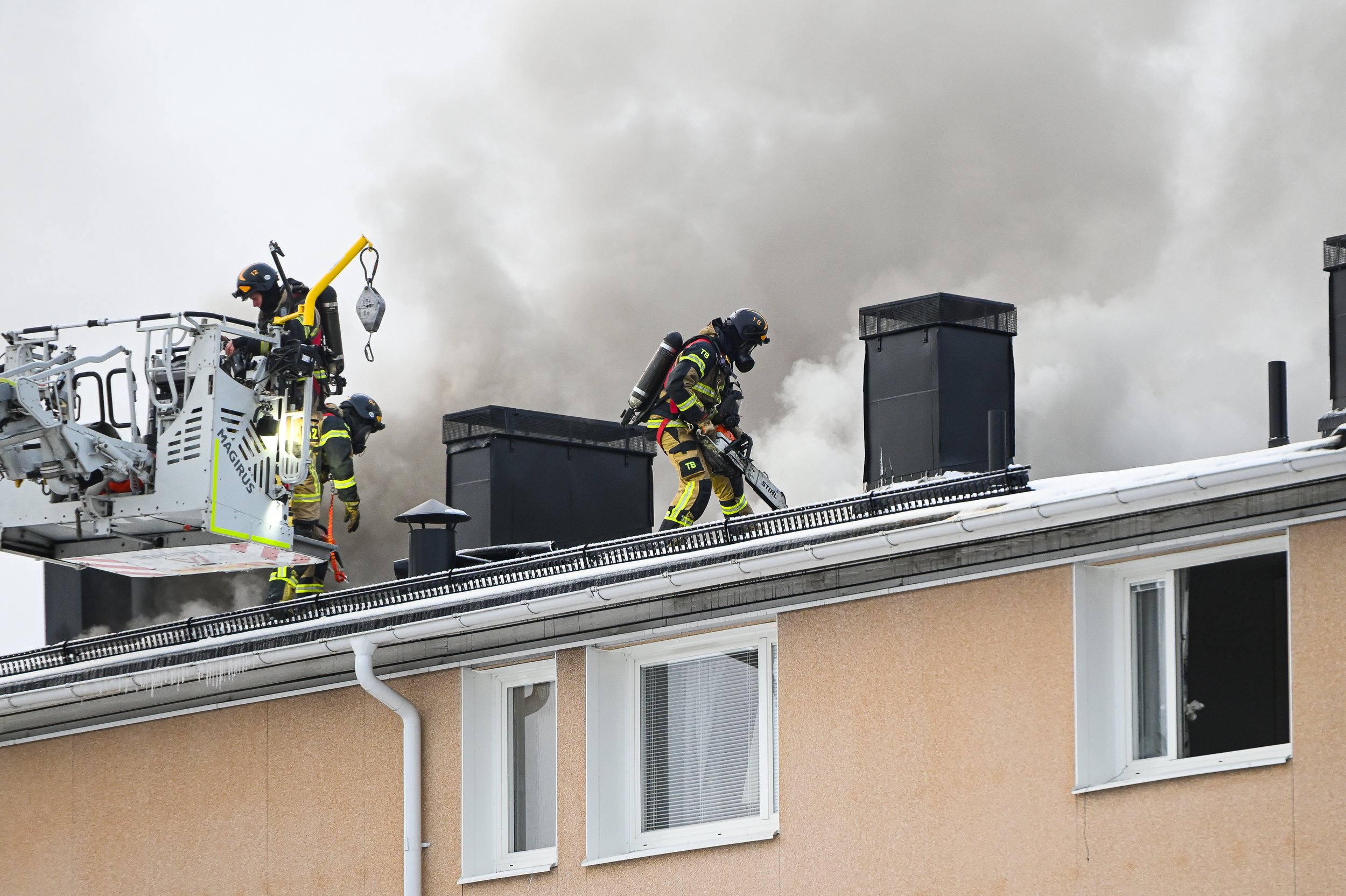 Lägenhetsbrand, Uppsala 20250106