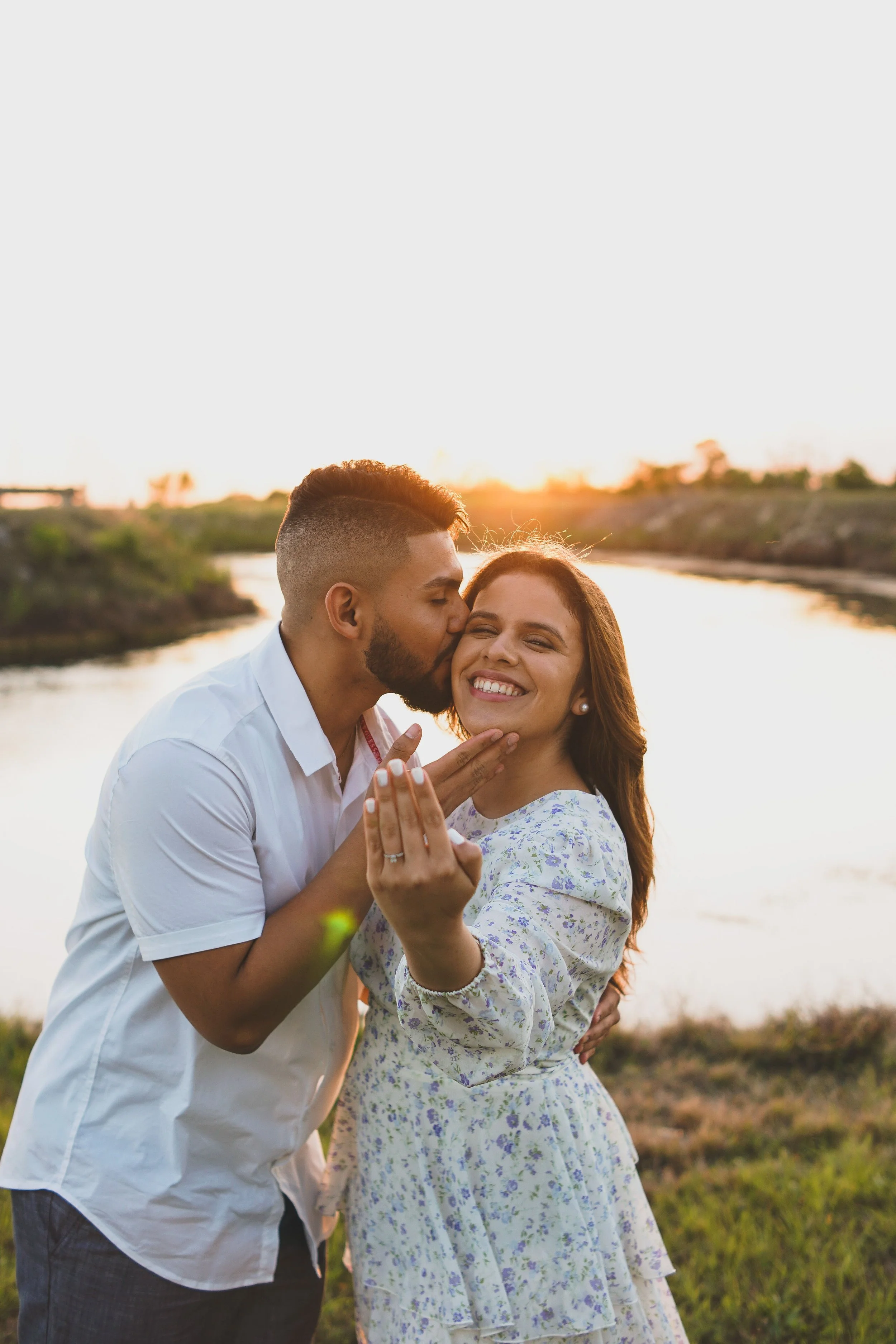 Newly engaged couple beginning premarital counseling in Minnesota