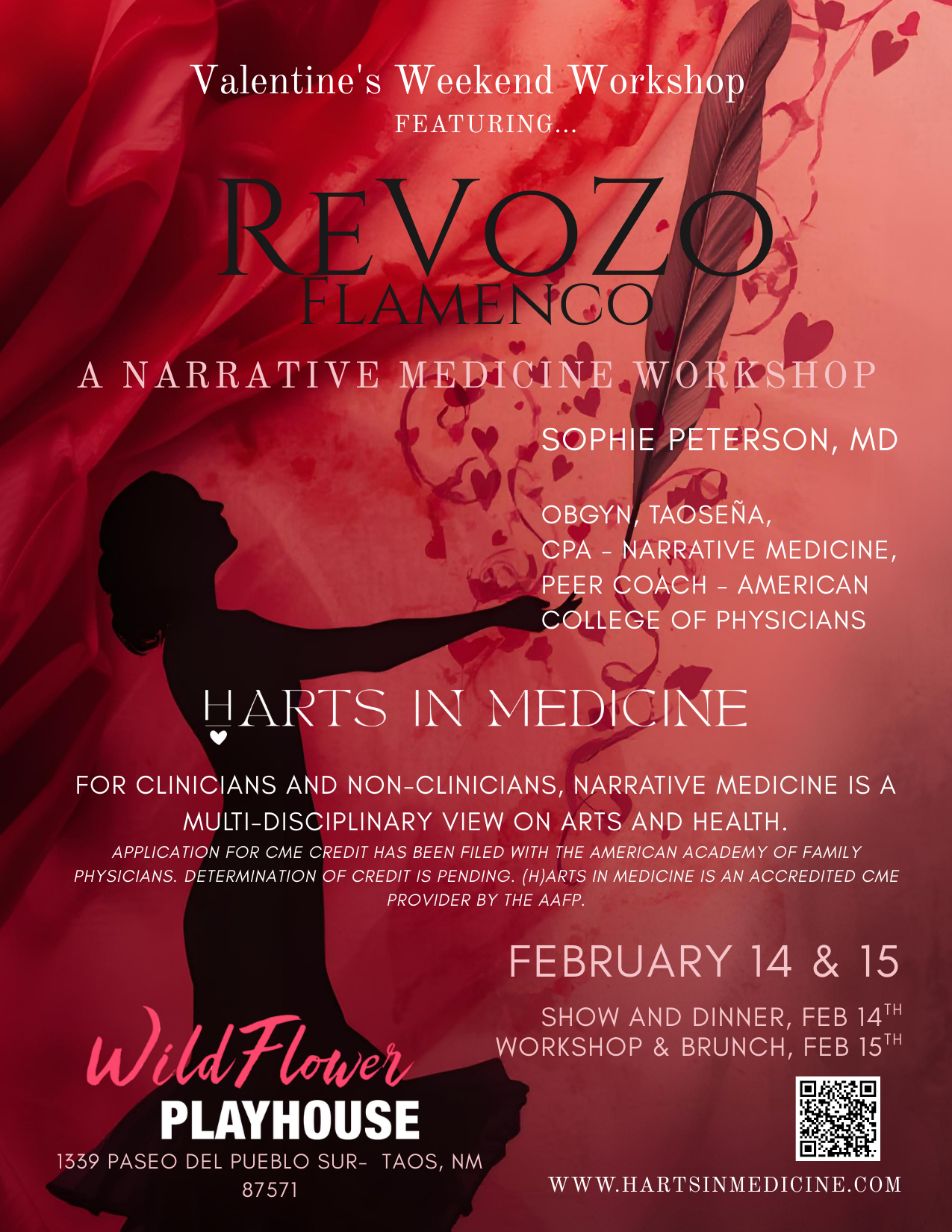 Revozo Valentine's Weekend  - Narrative Medicine Workshop - NON CME