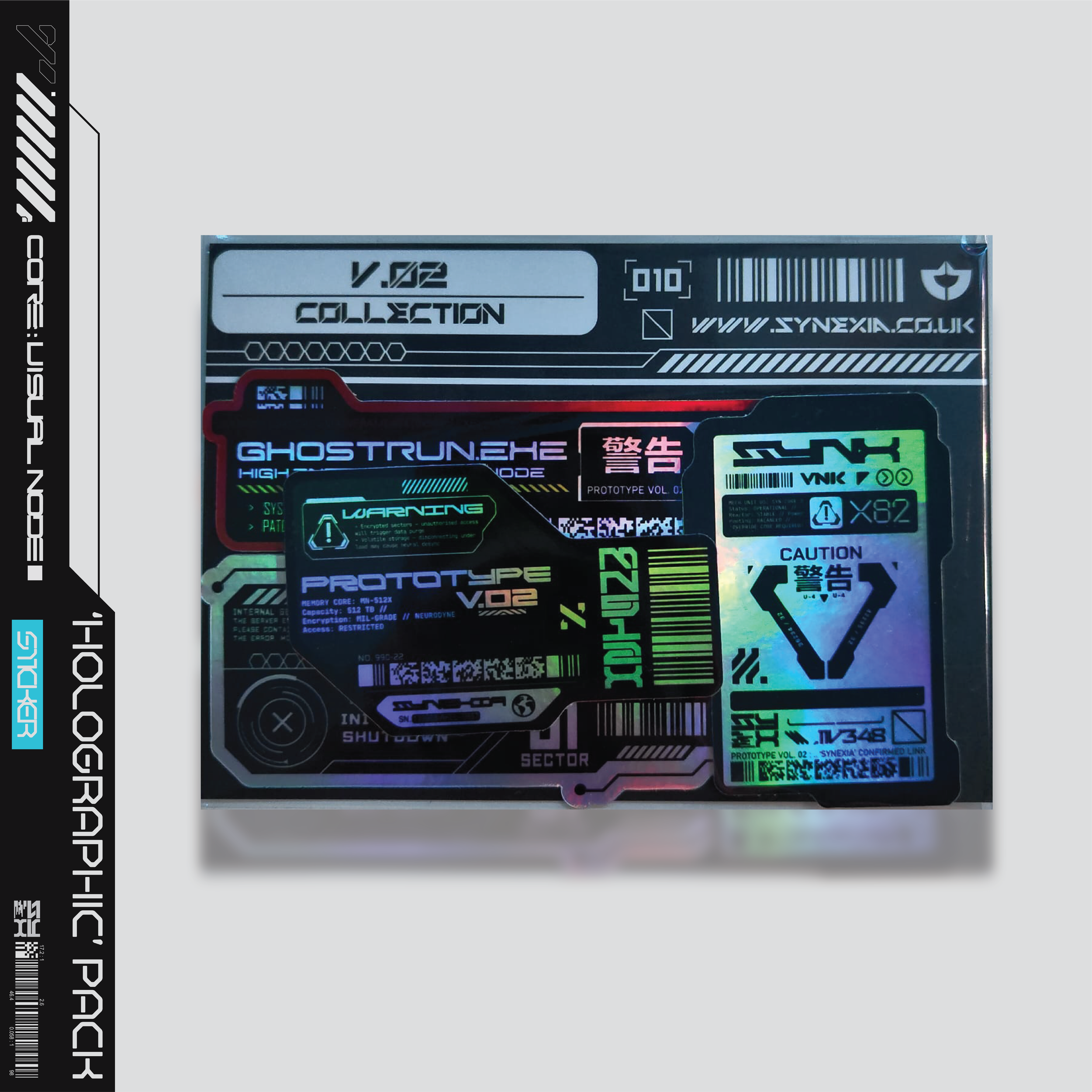 'HOLOGRAPHIC' : STICKER PACK
