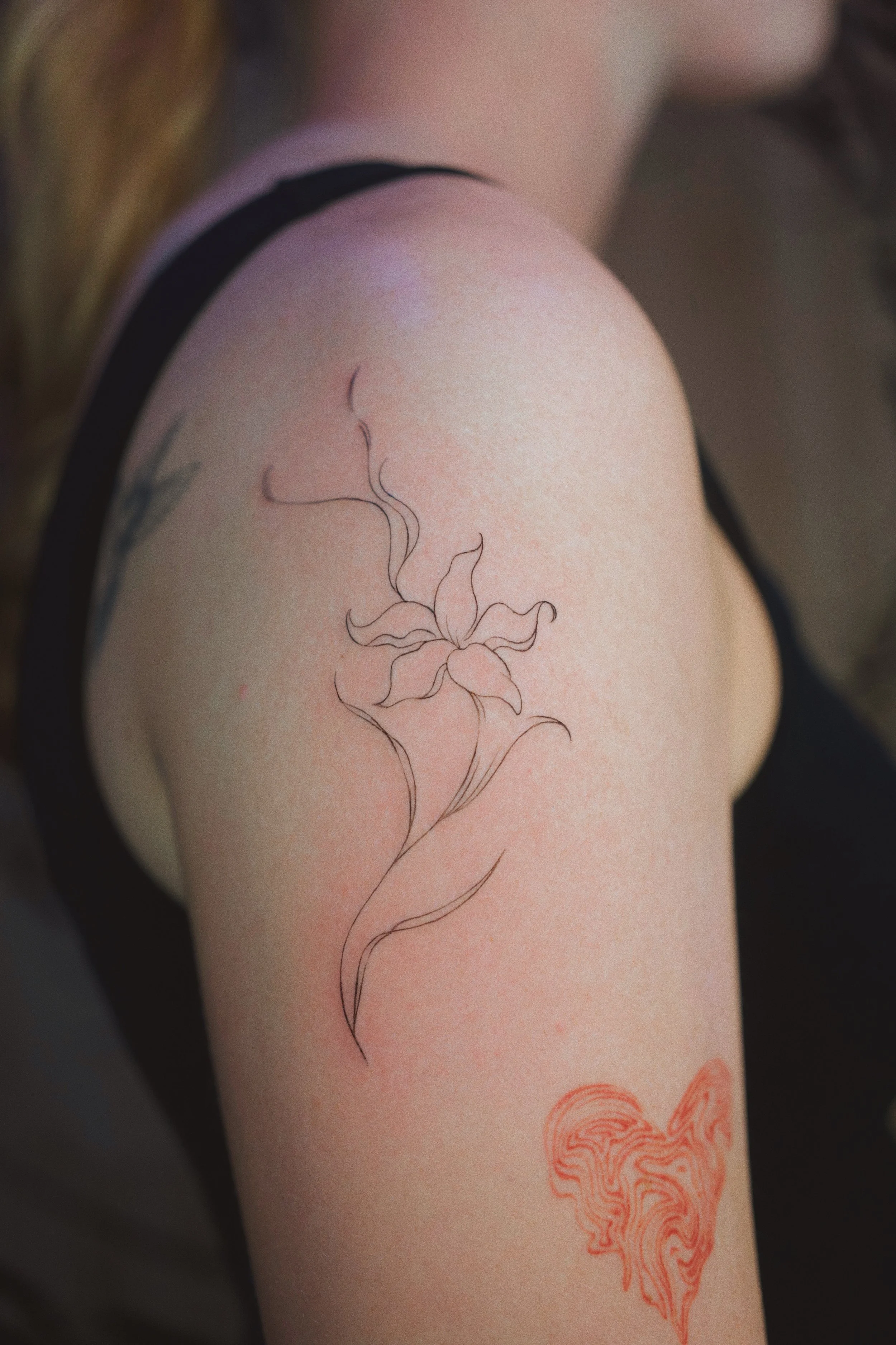 Flowing Lily Flower