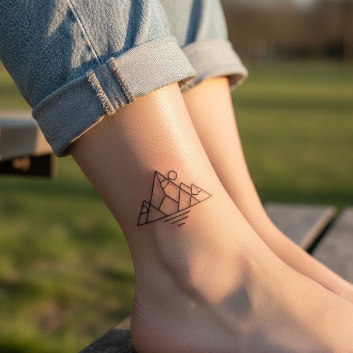 Minimalist Geometric Tattoos