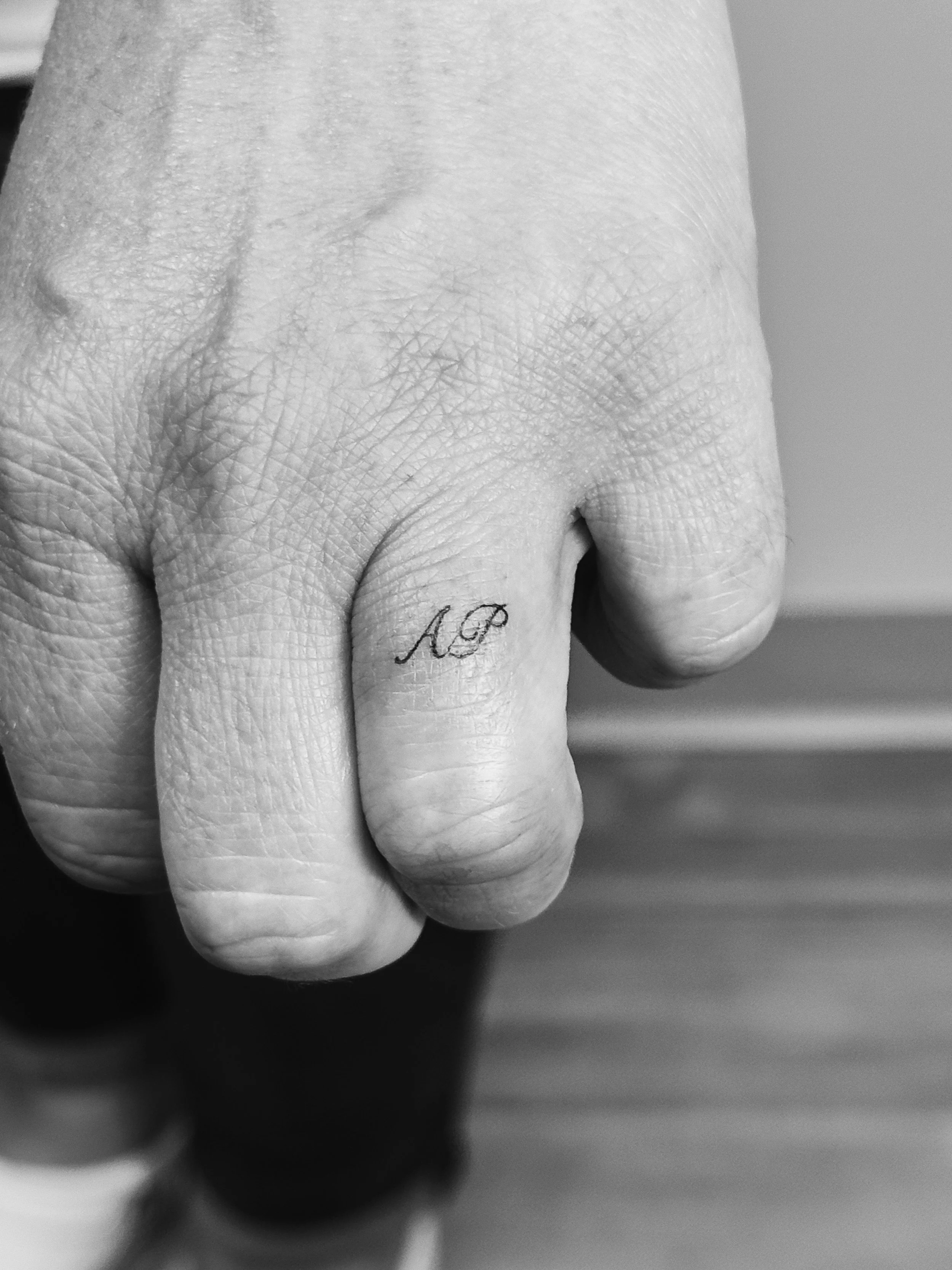"A.P." Initials - Hand Decoration