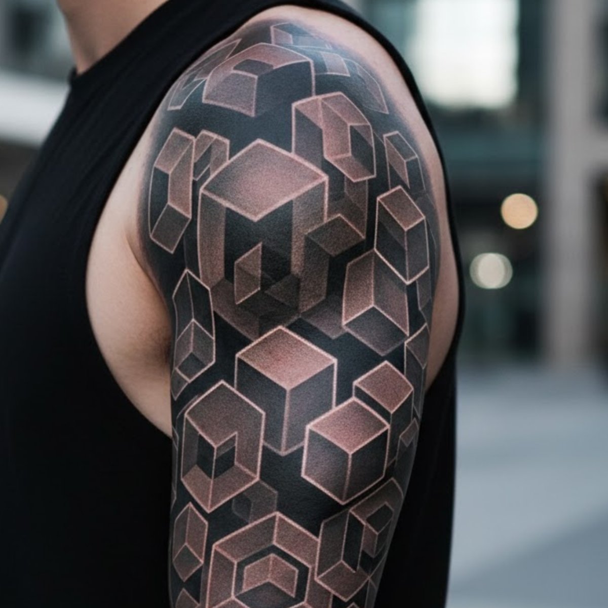 3D Geometric Tattoos
