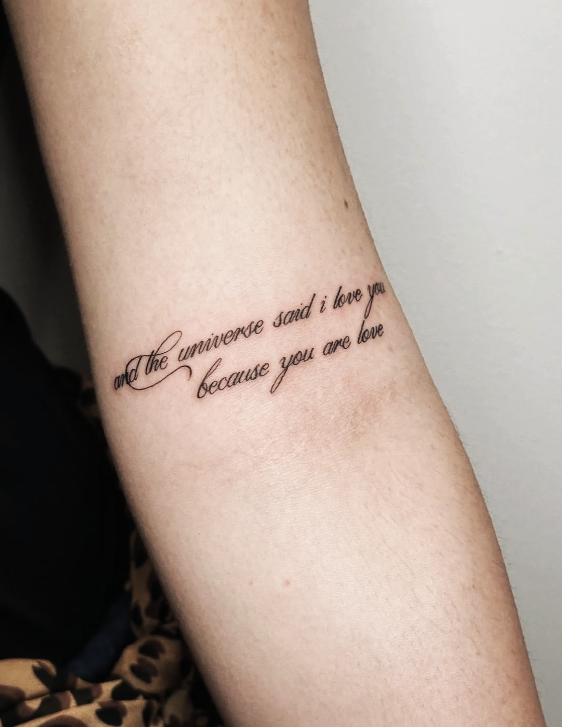 Lettering & Script Tattoo
