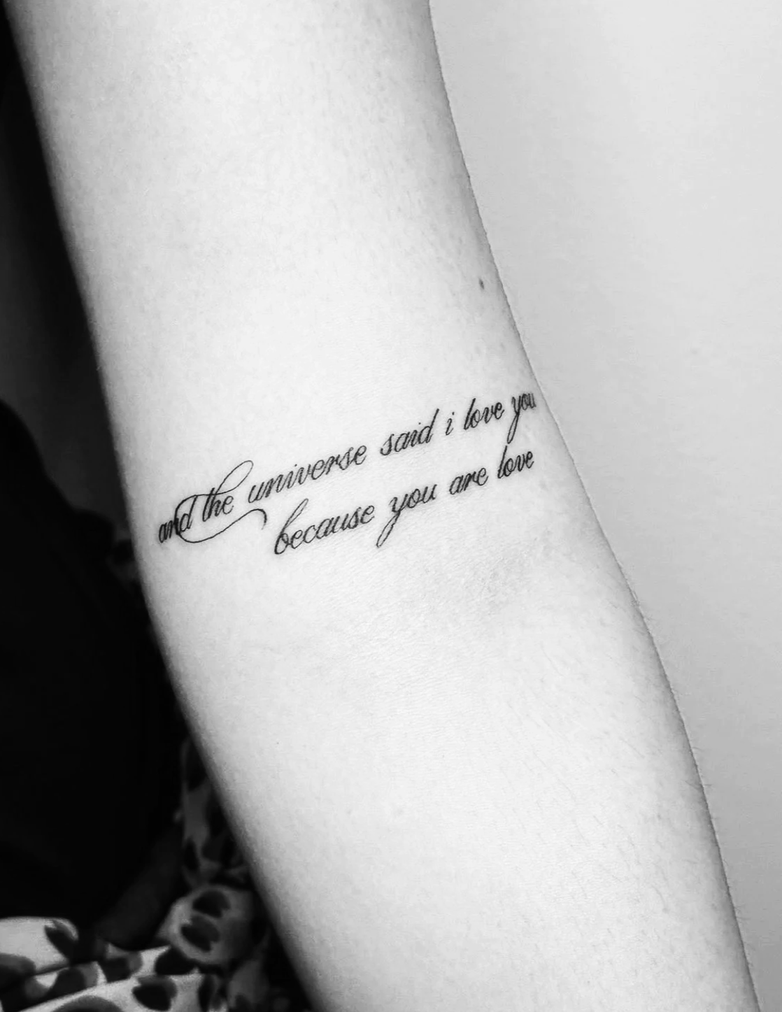 Lettering & Script Tattoo