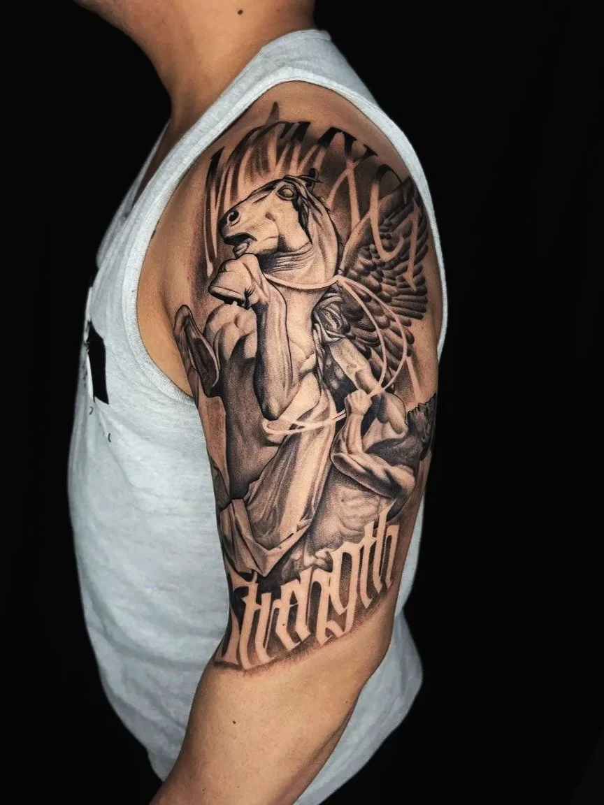 Black and Grey Tattoo