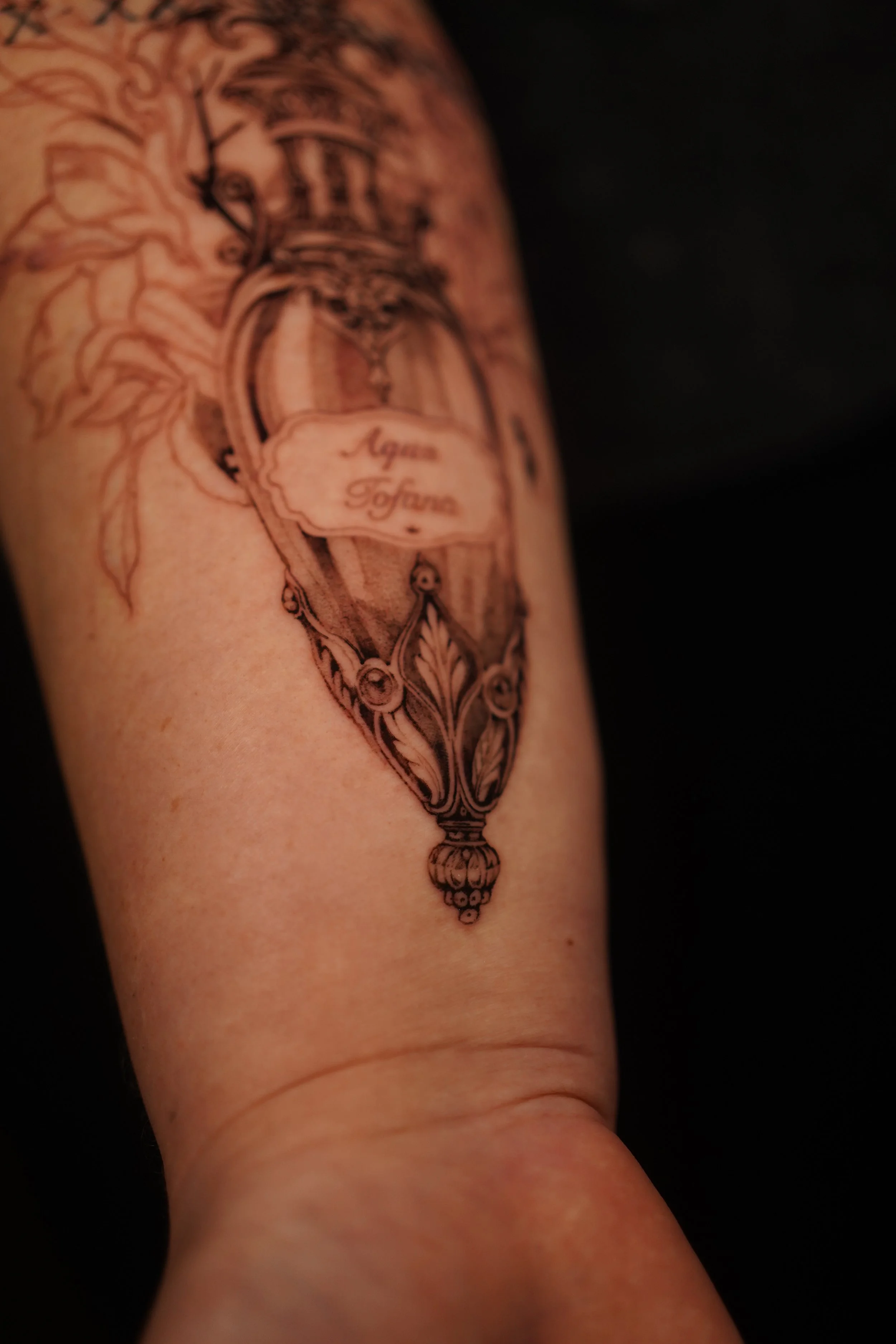 Aqua Tofana Forearm Piece - Session 1 (base layer)