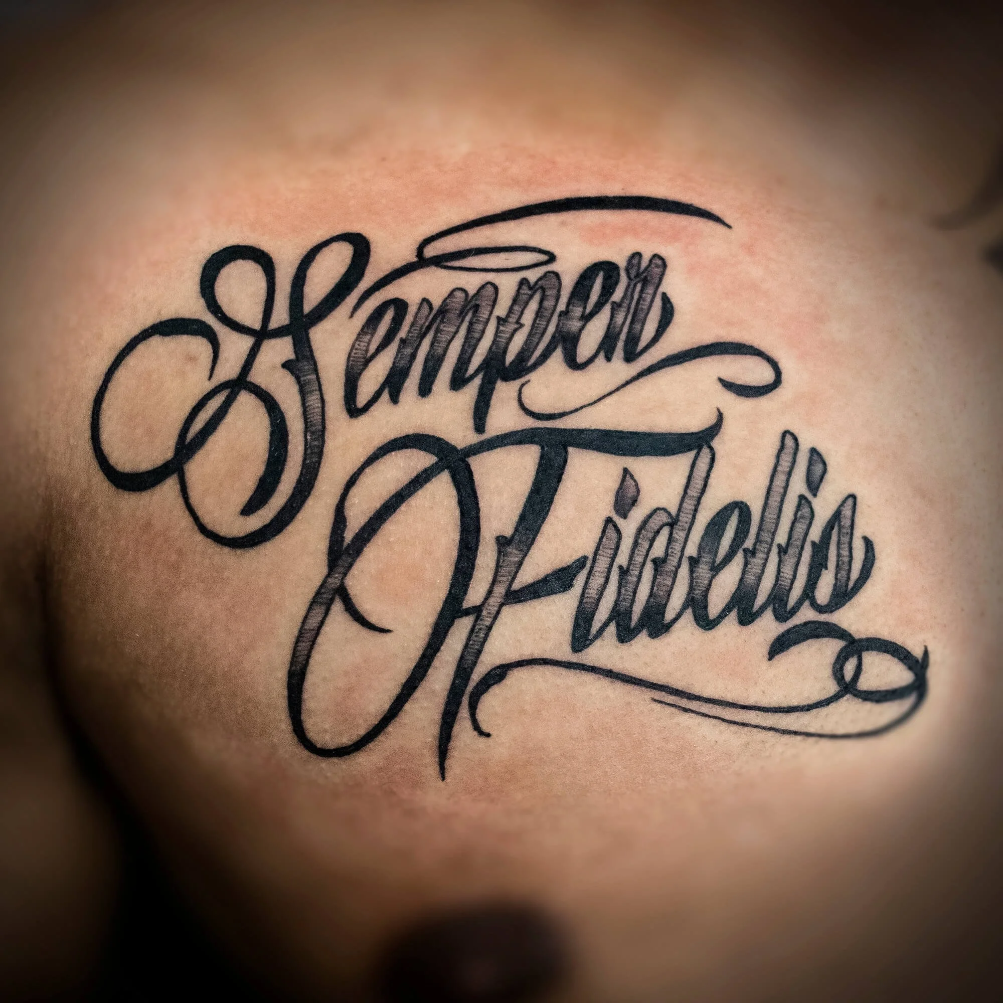 lettering tattoo